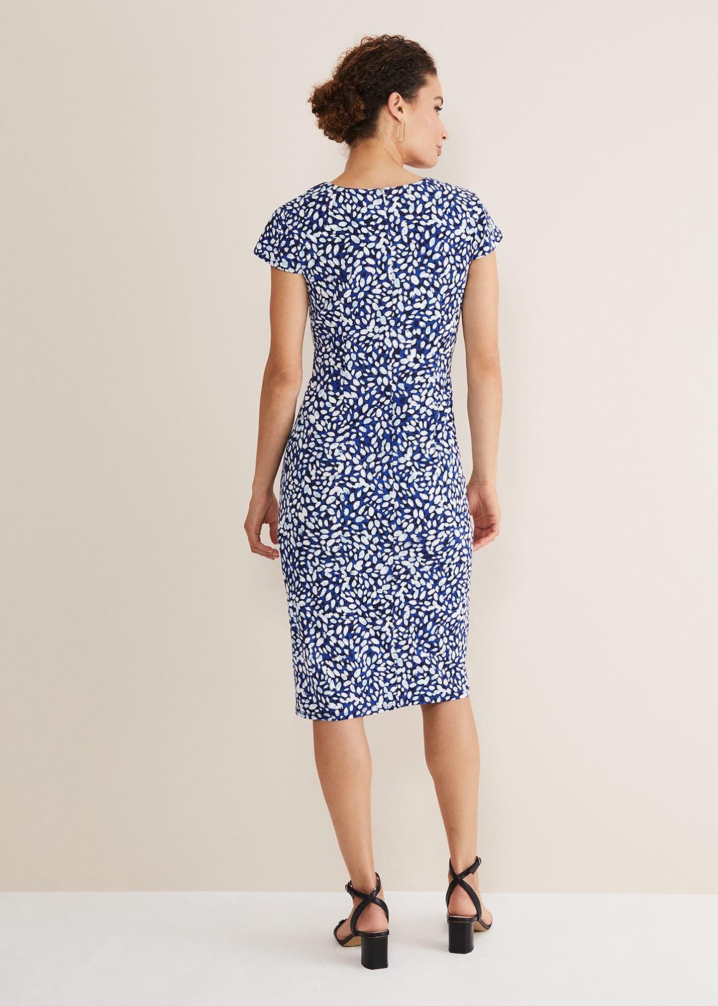 Brooke Printed Wrap Dress