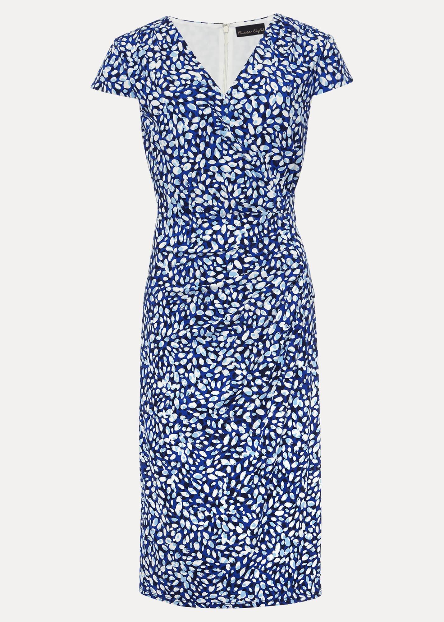 Brooke Printed Wrap Dress