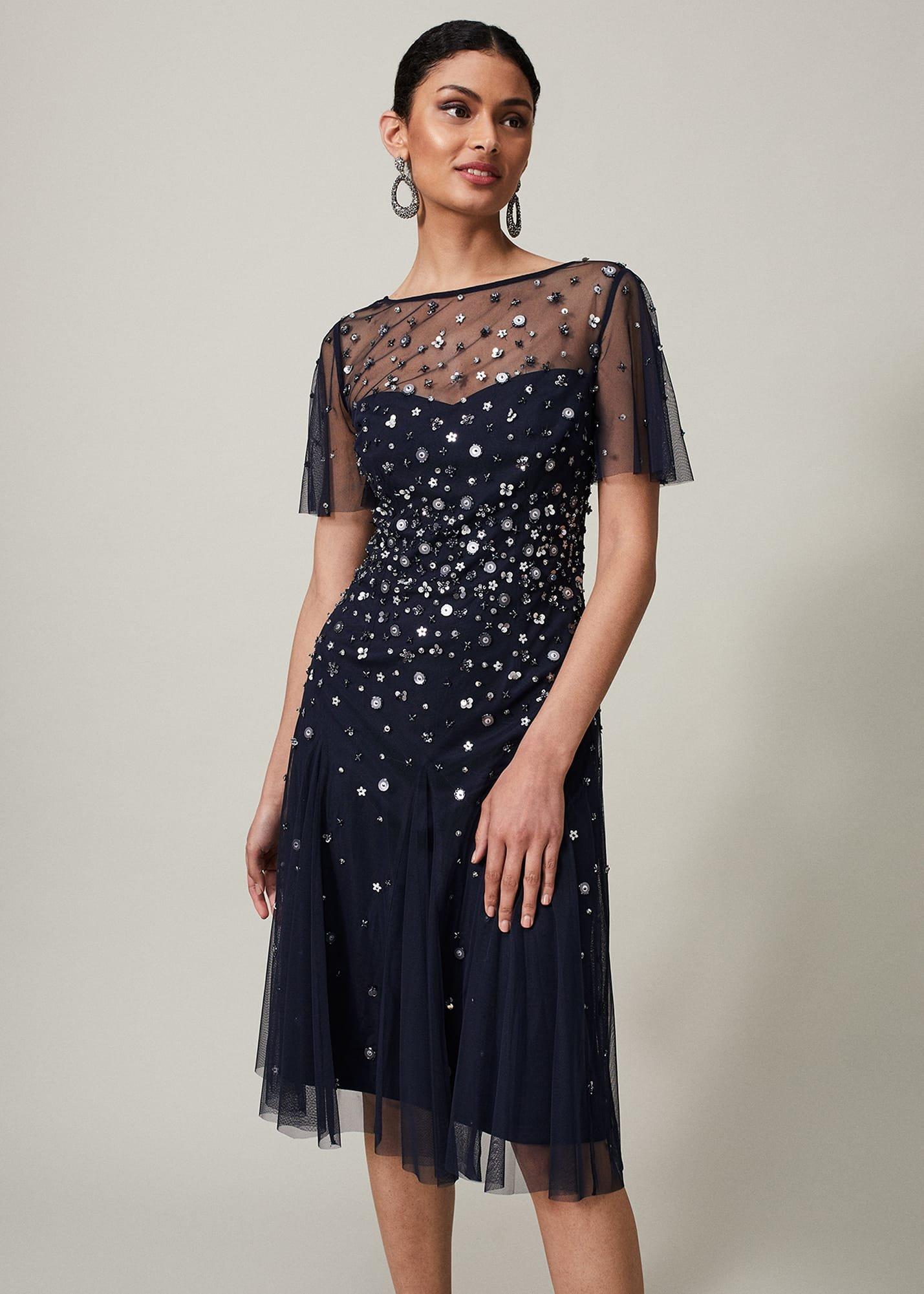 Molly Sequin Midi Dress