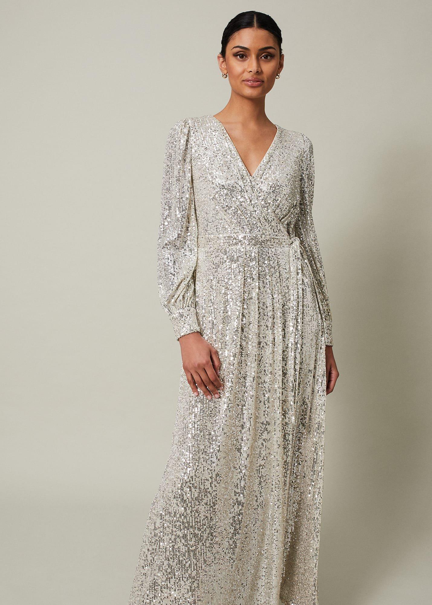 Amily Sequin Maxi Dress