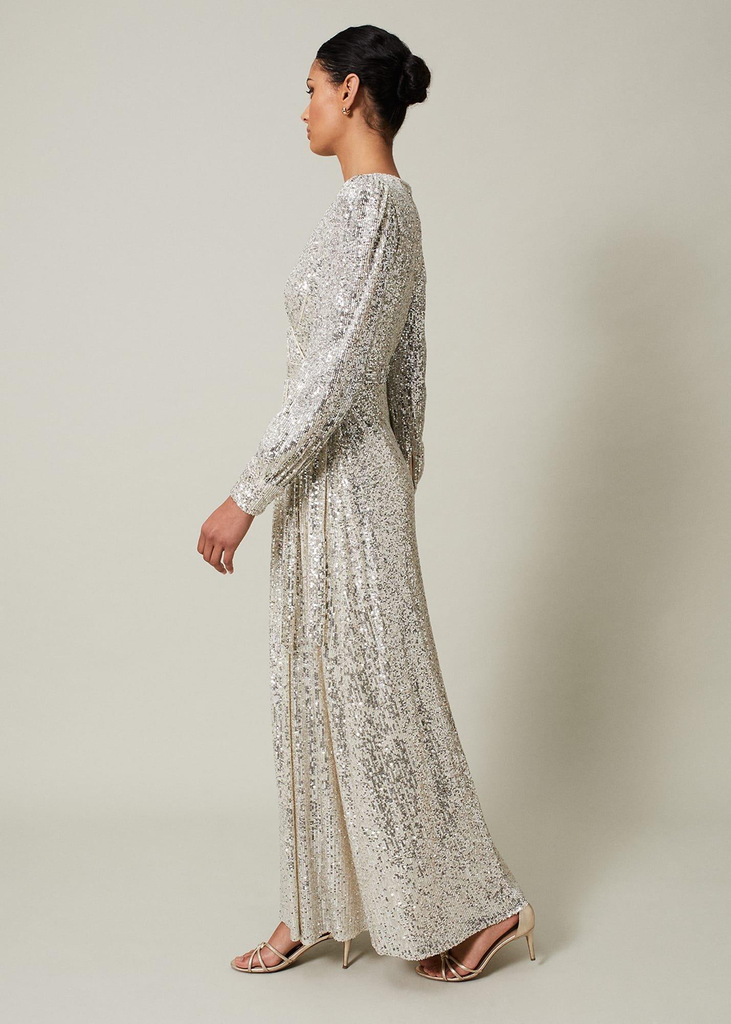 Amily Sequin Maxi Dress