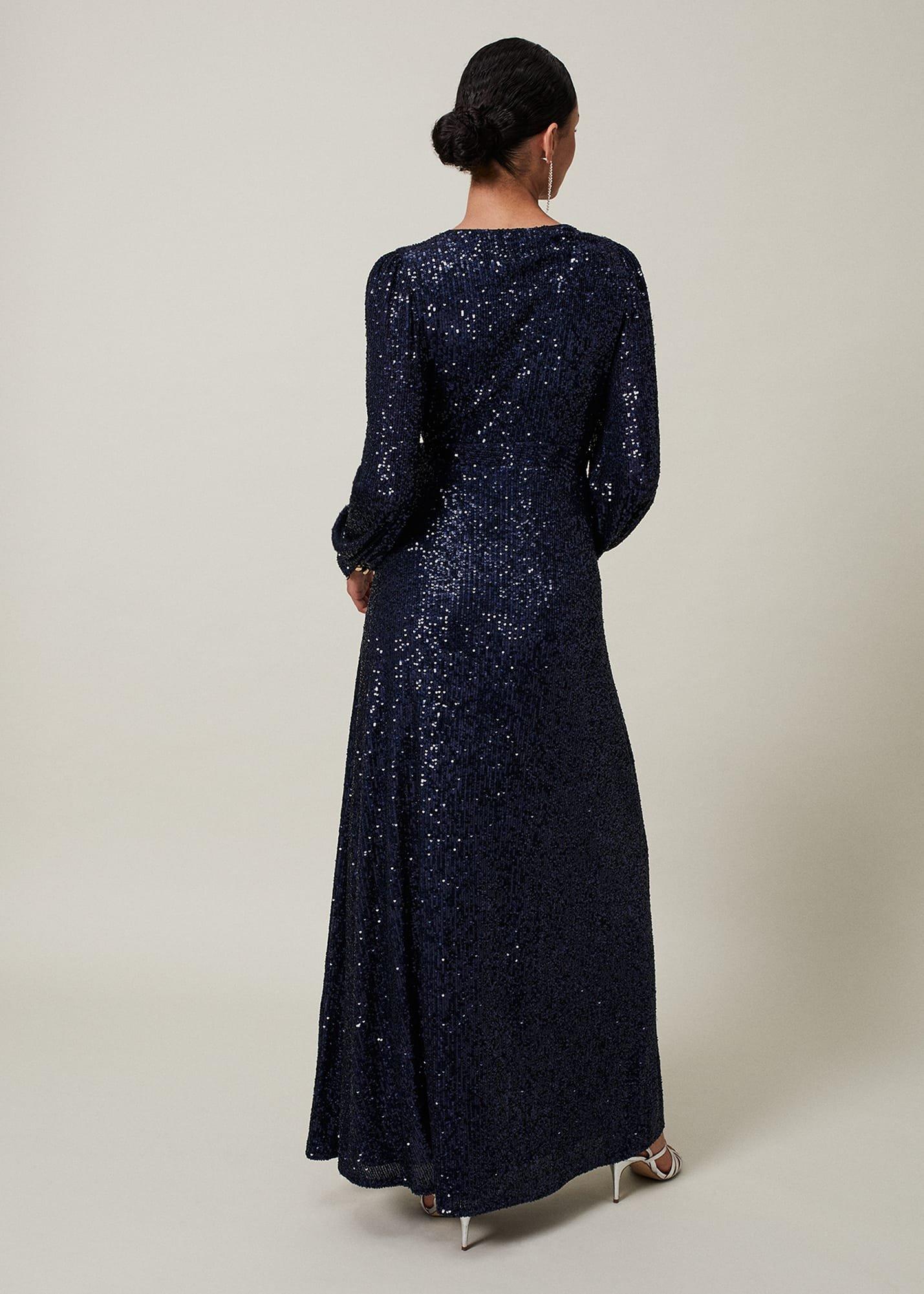 Amily Sequin Maxi Dress
