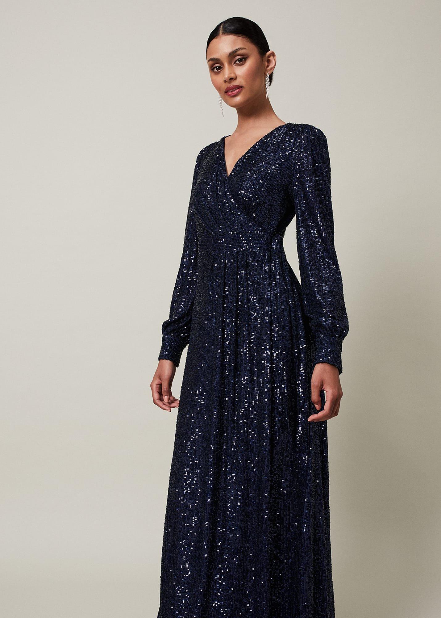 Amily Sequin Maxi Dress