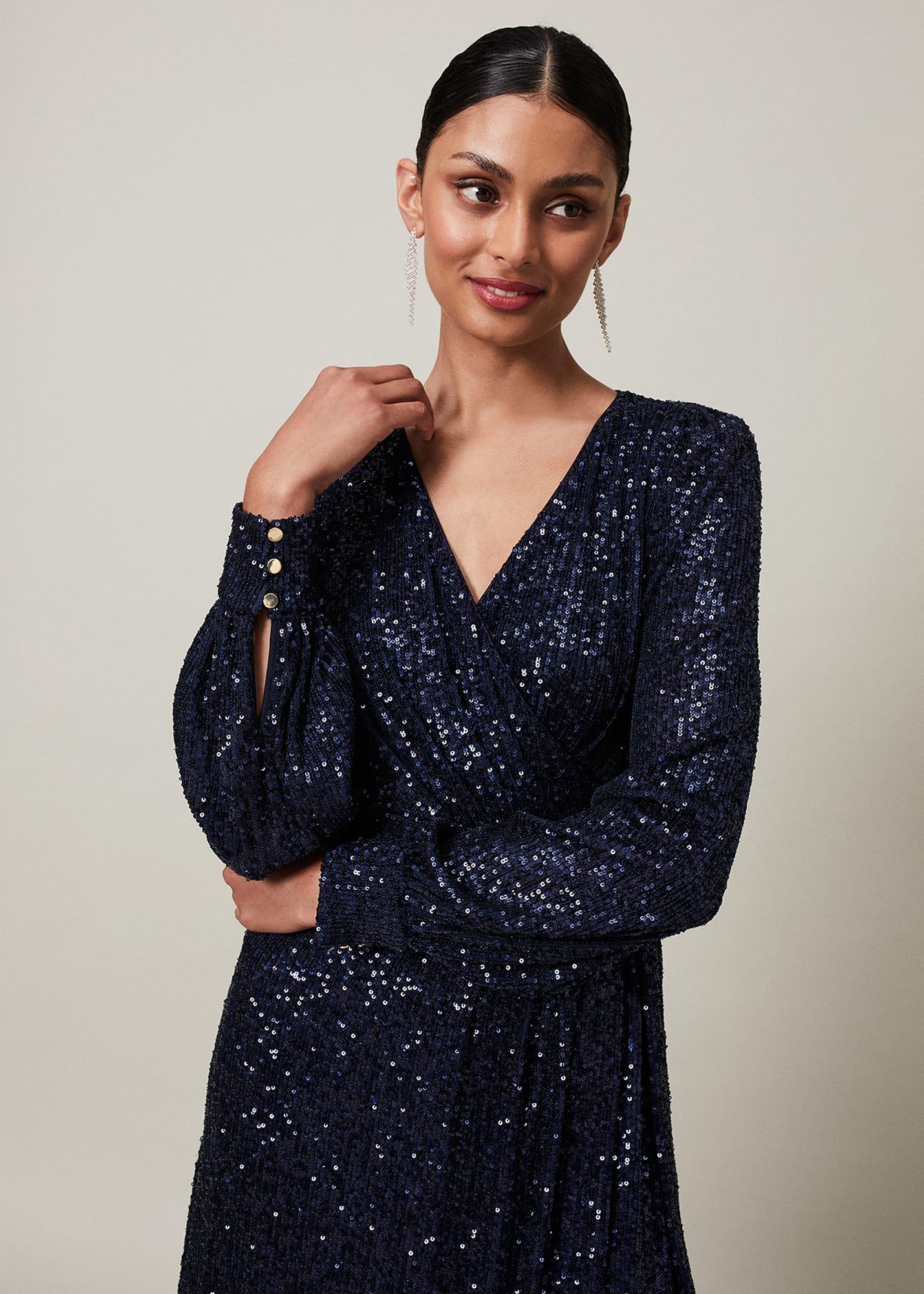 Amily Sequin Maxi Dress