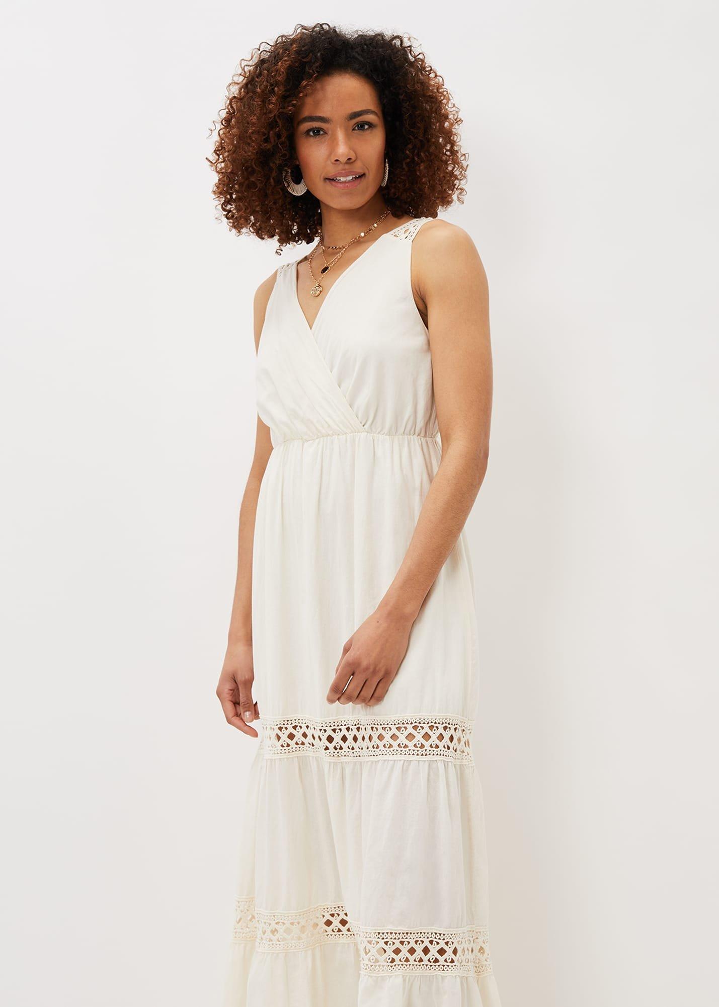 Mai Broderie Lace Maxi Dress