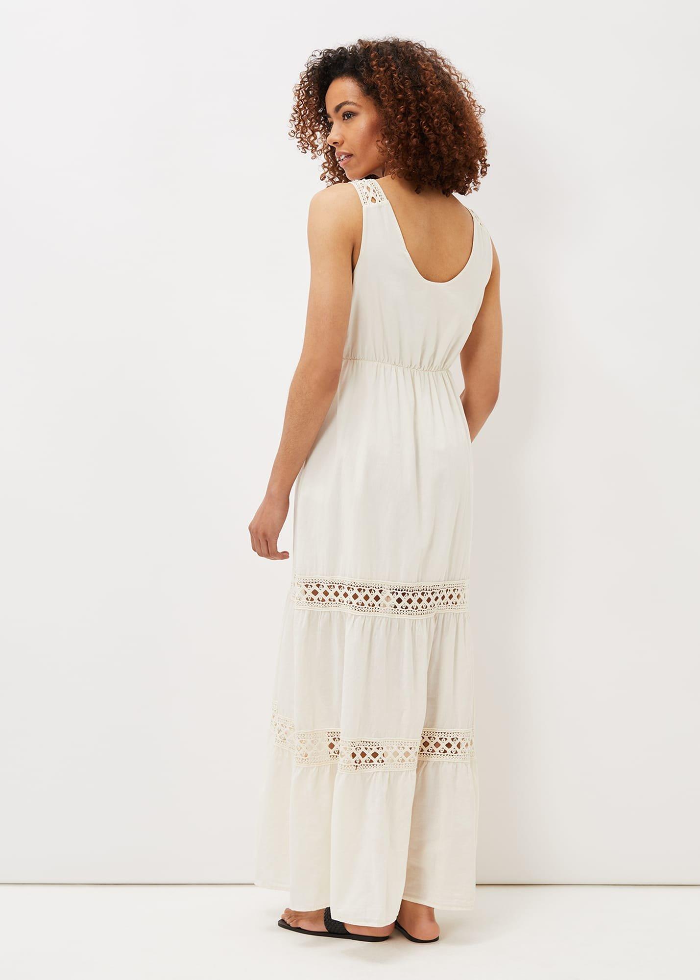 Mai Broderie Lace Maxi Dress