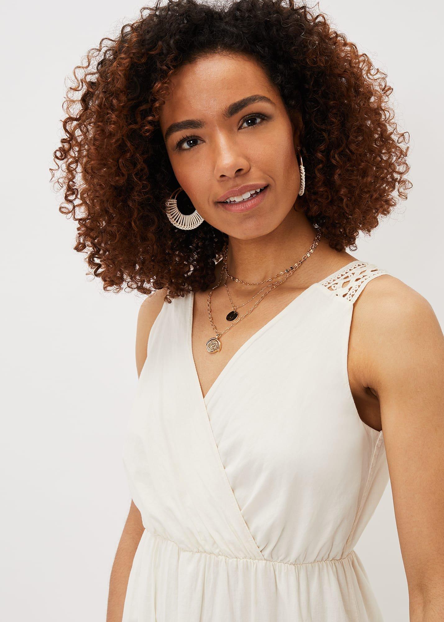 Mai Broderie Lace Maxi Dress