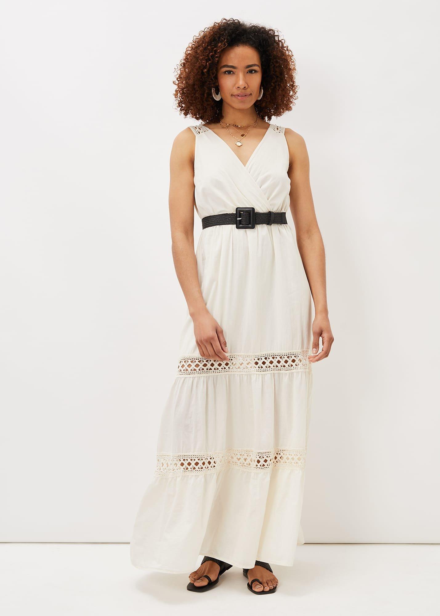 Mai Broderie Lace Maxi Dress