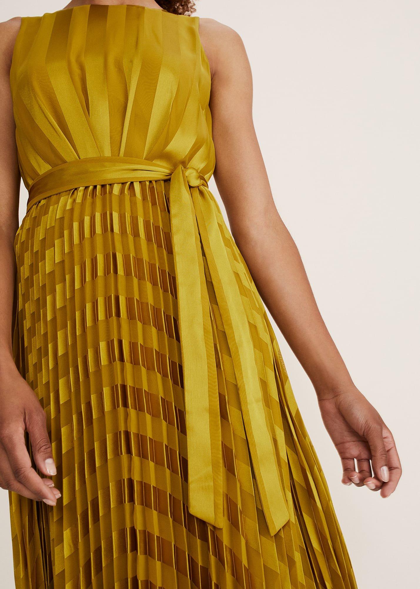 Beverley Jacquard Stripe Midaxi Dress