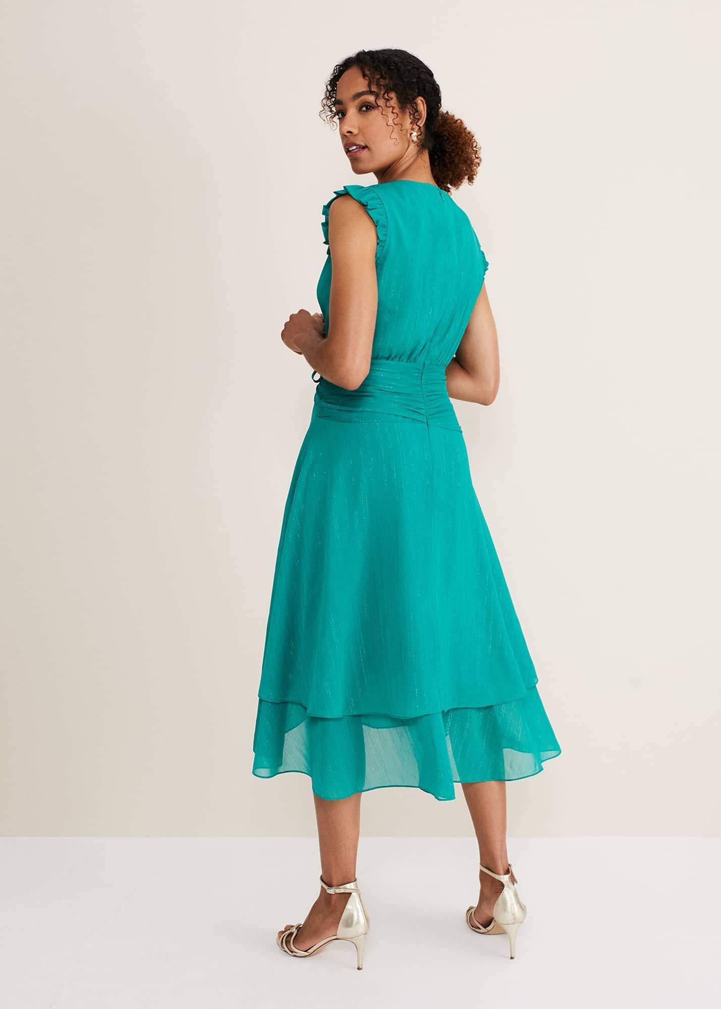Cressinda Ruched Midi Dress