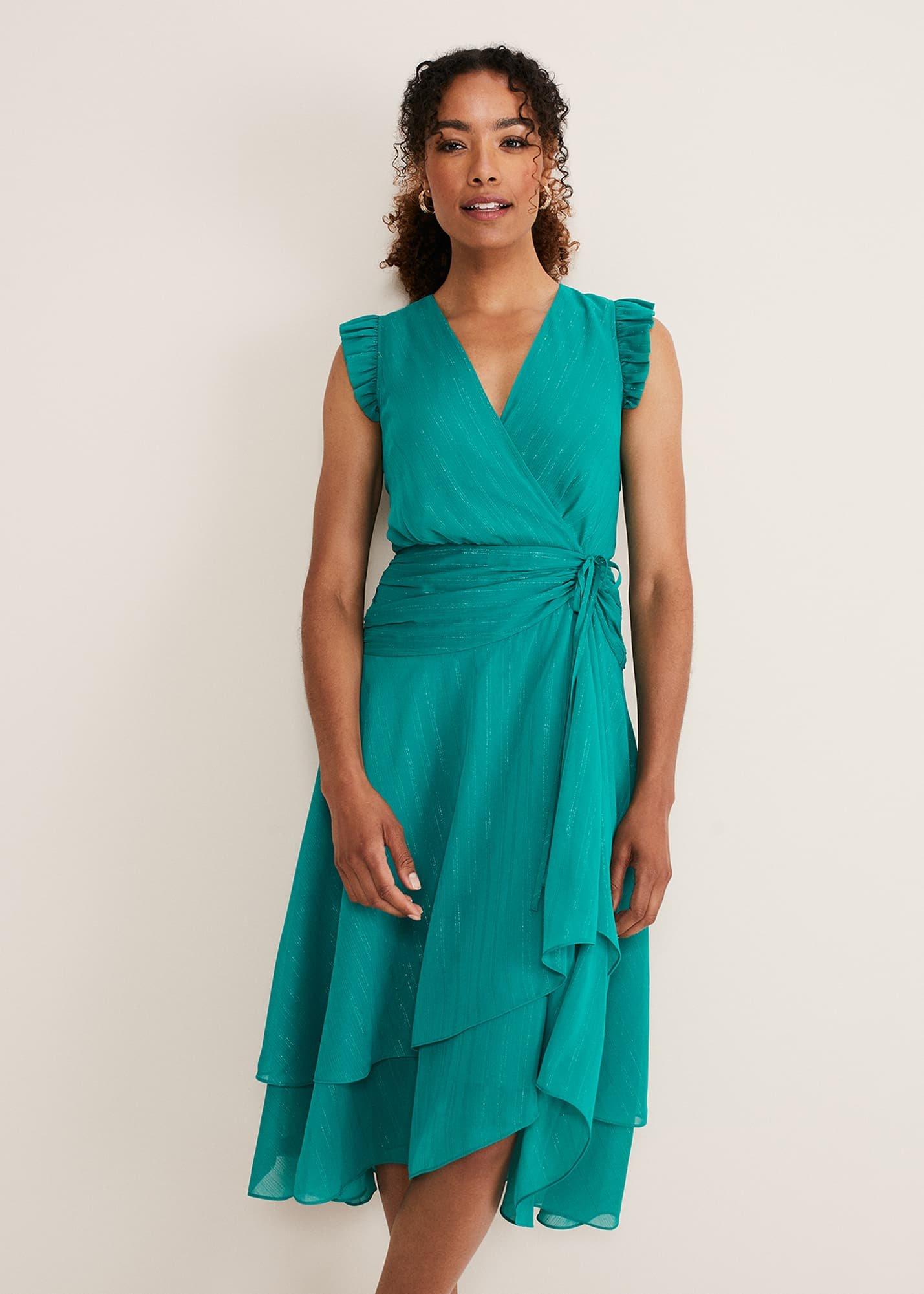 Cressinda Ruched Midi Dress