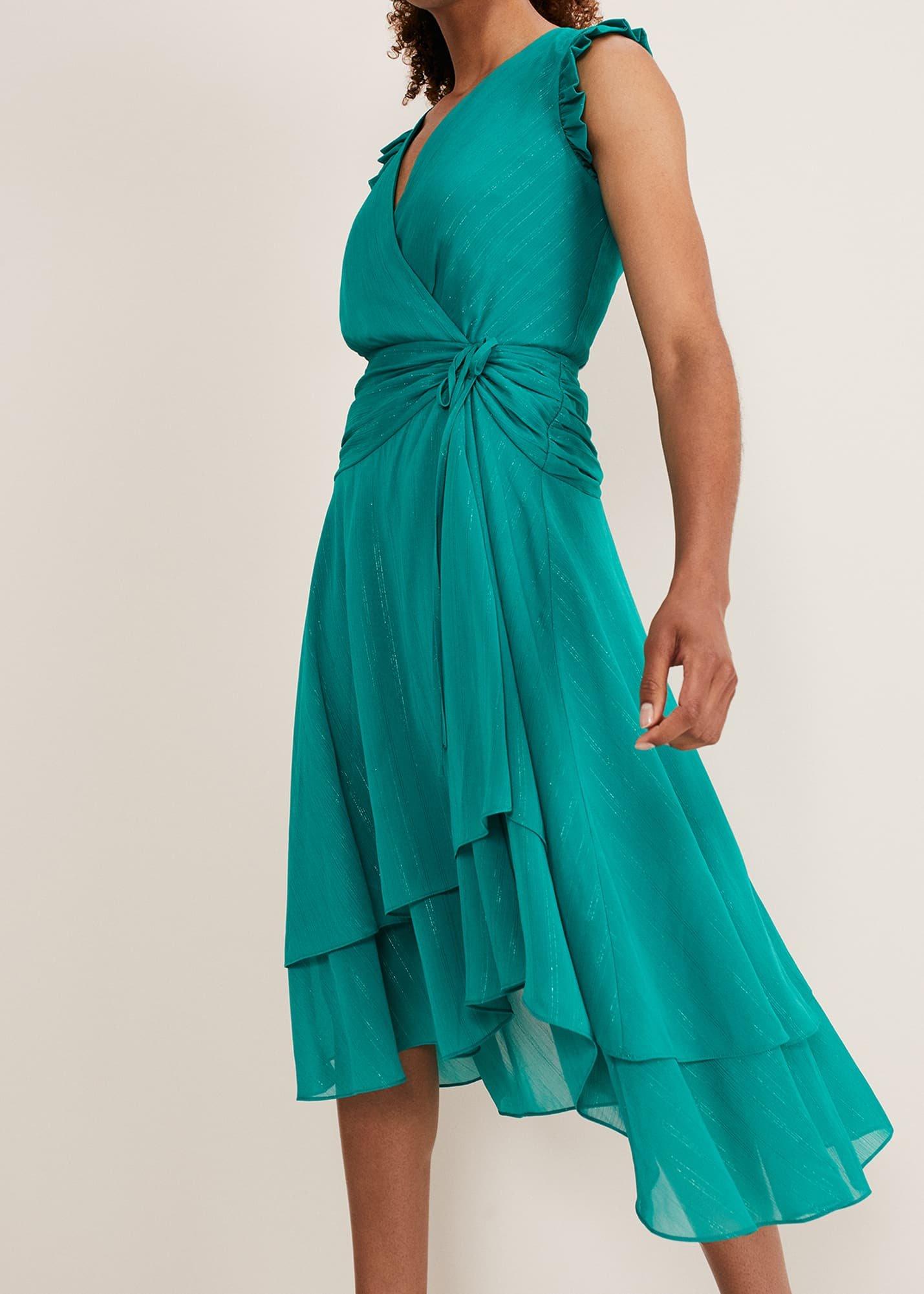 Cressinda Ruched Midi Dress