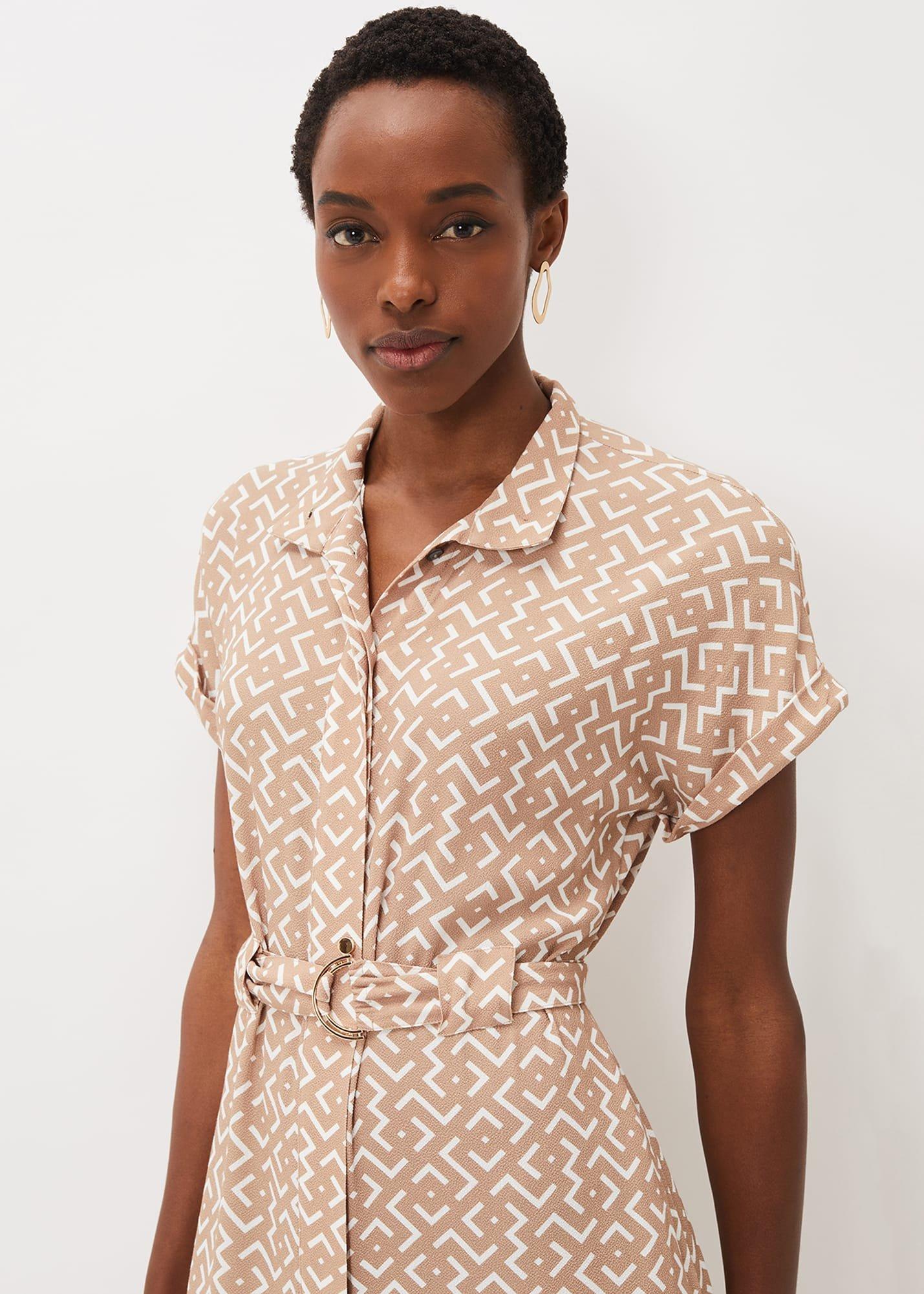 Tilda Geo Shirt Dress