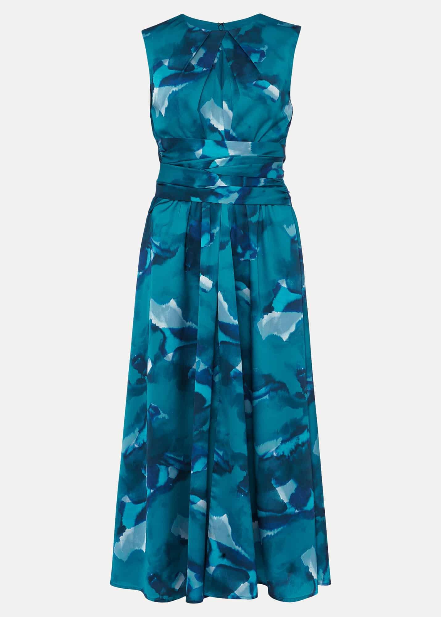 Corrin Butterfly Print Midi Dress