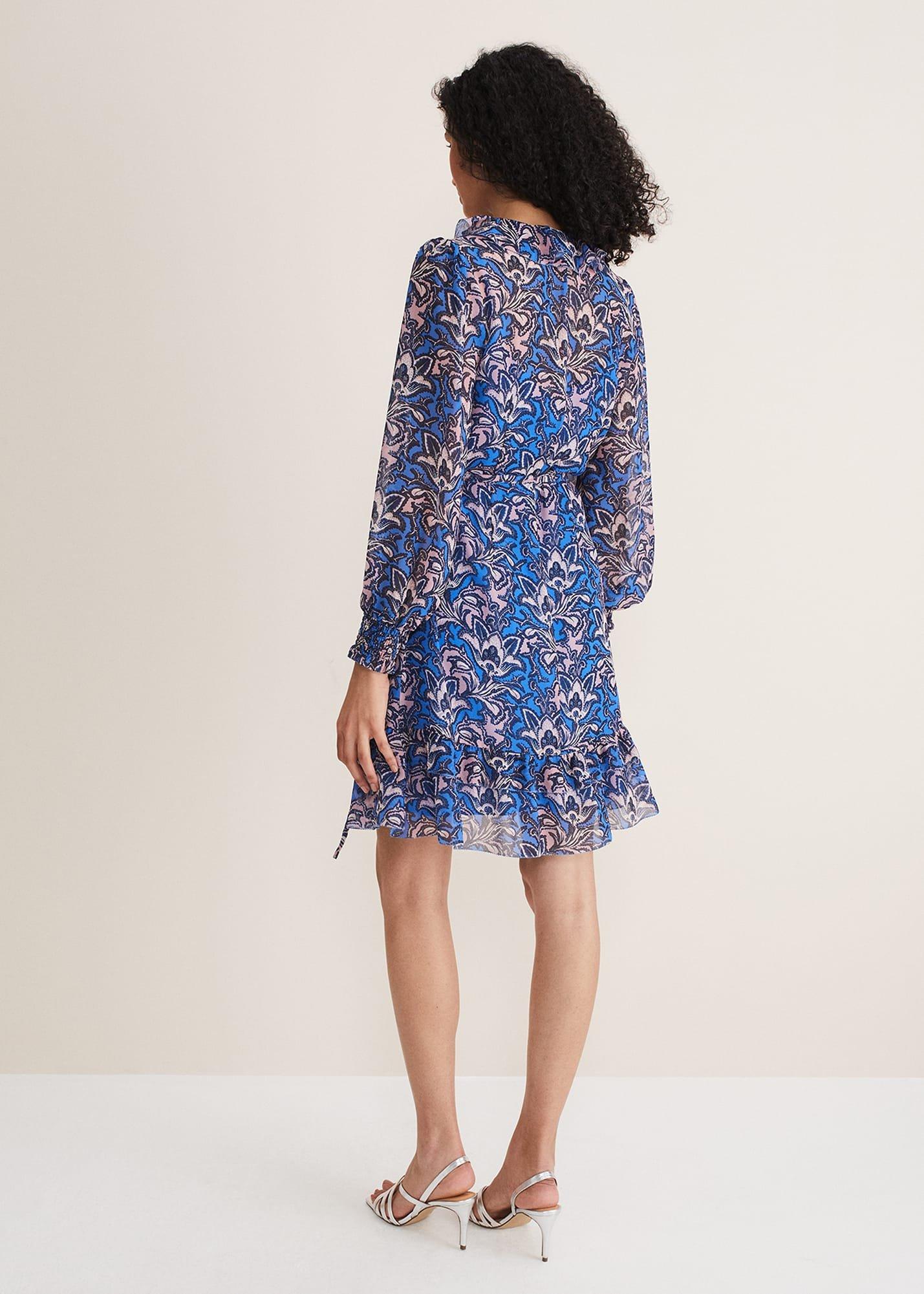 Camile Paisley Print Dress