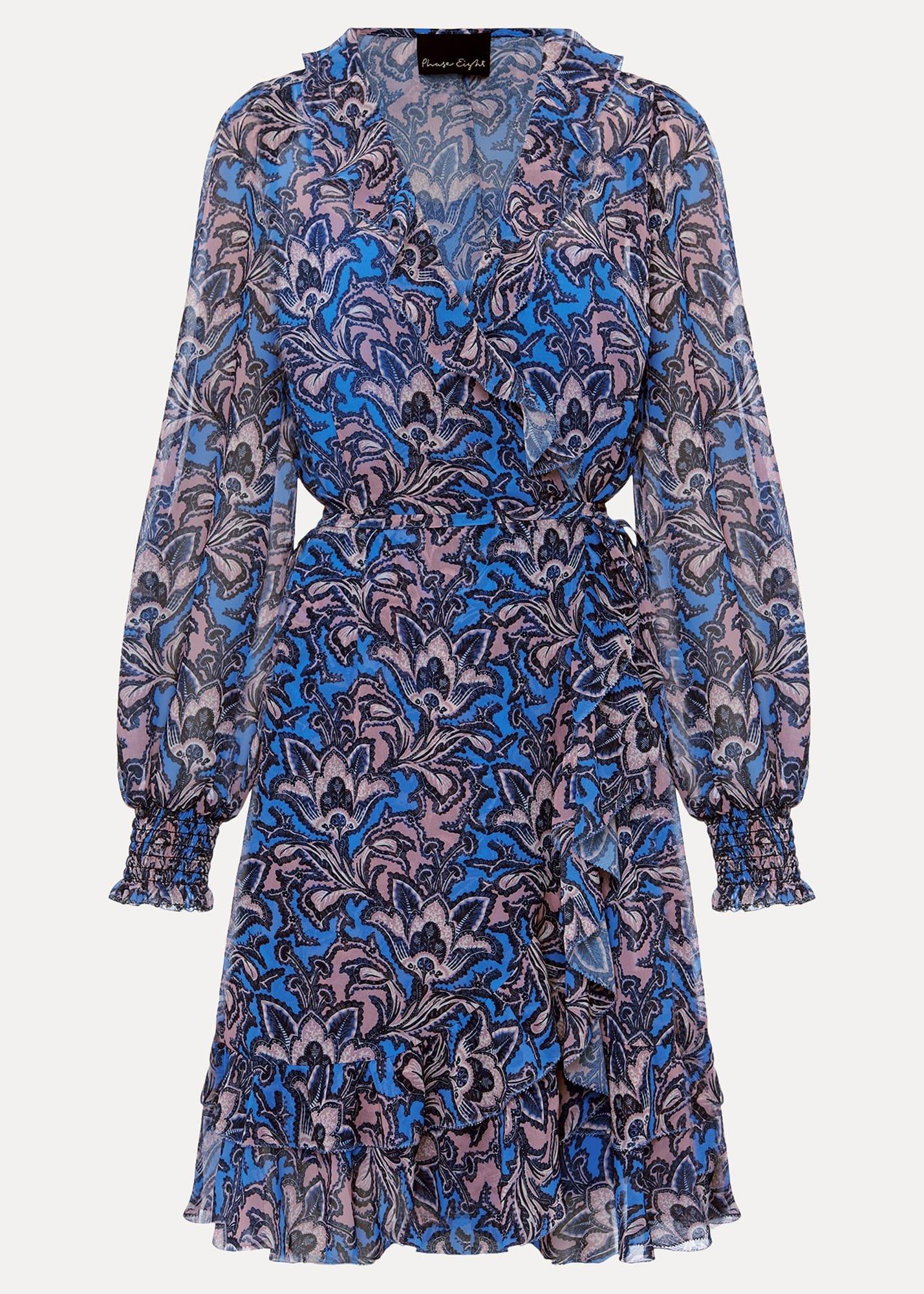 Camile Paisley Print Dress