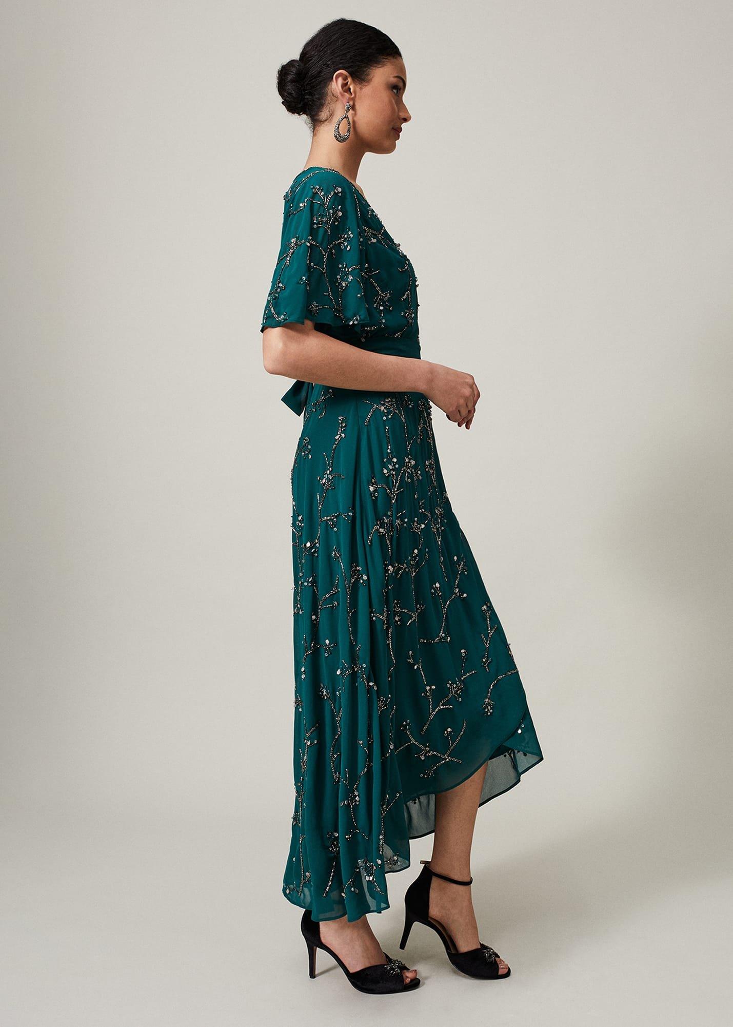 Talia Beaded Midaxi Dress