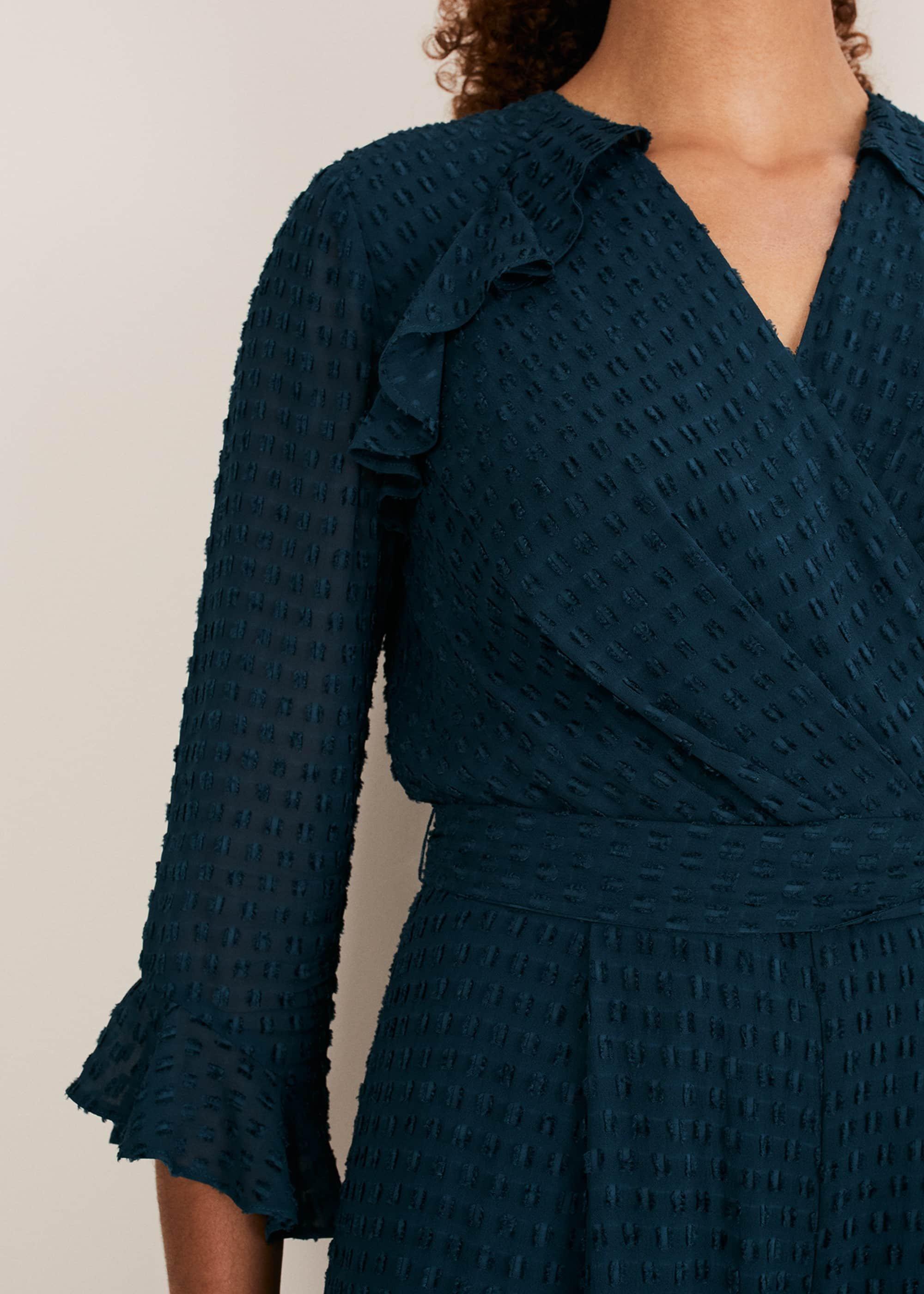 Hattie Wrap Wide Leg Jumpsuit