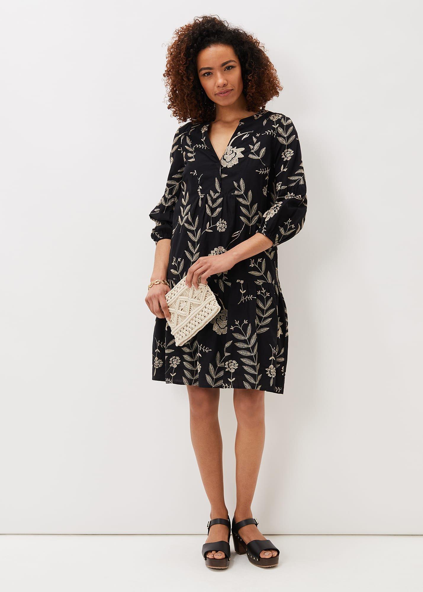 Gina Embroidered Dress