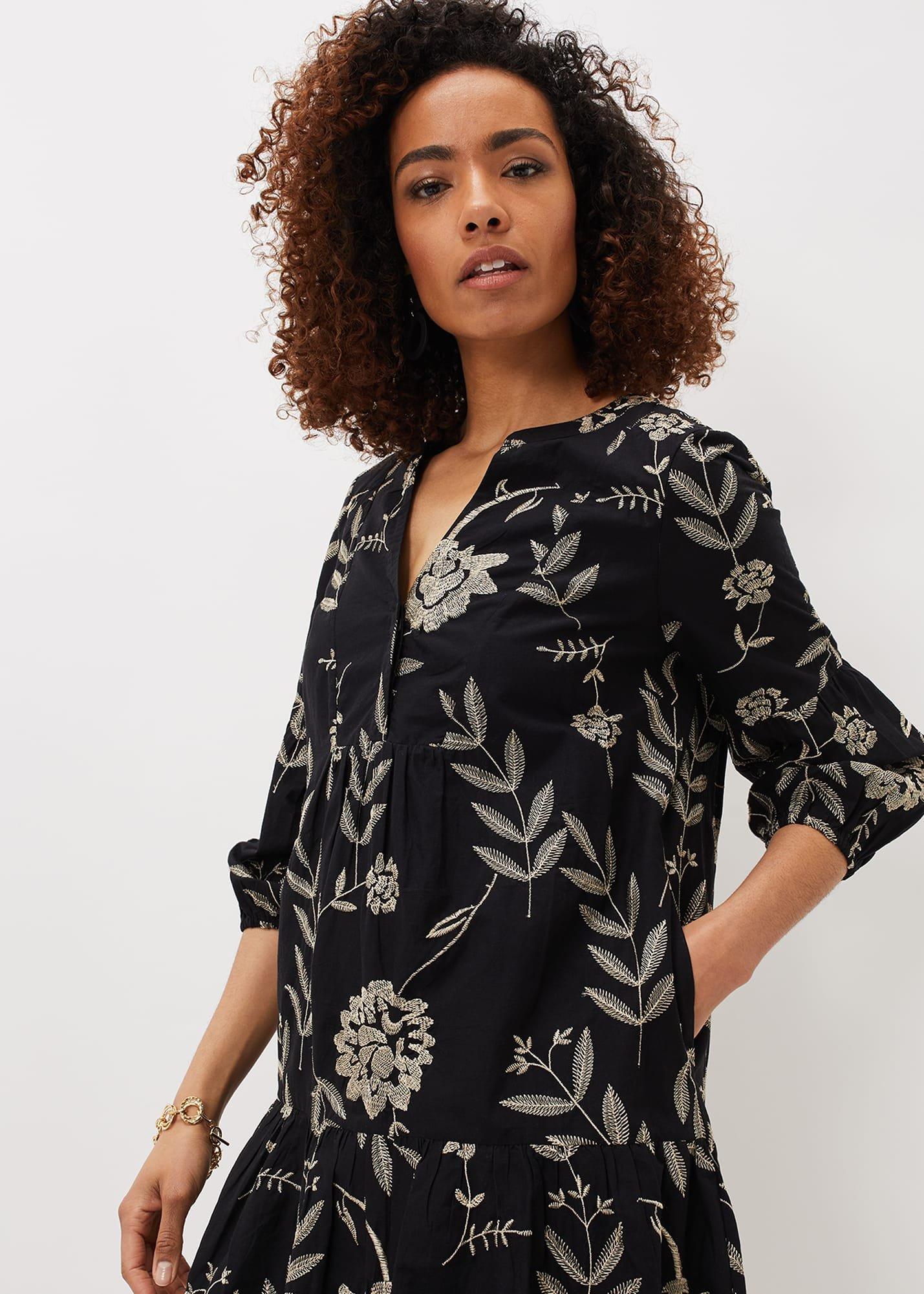 Gina Embroidered Dress