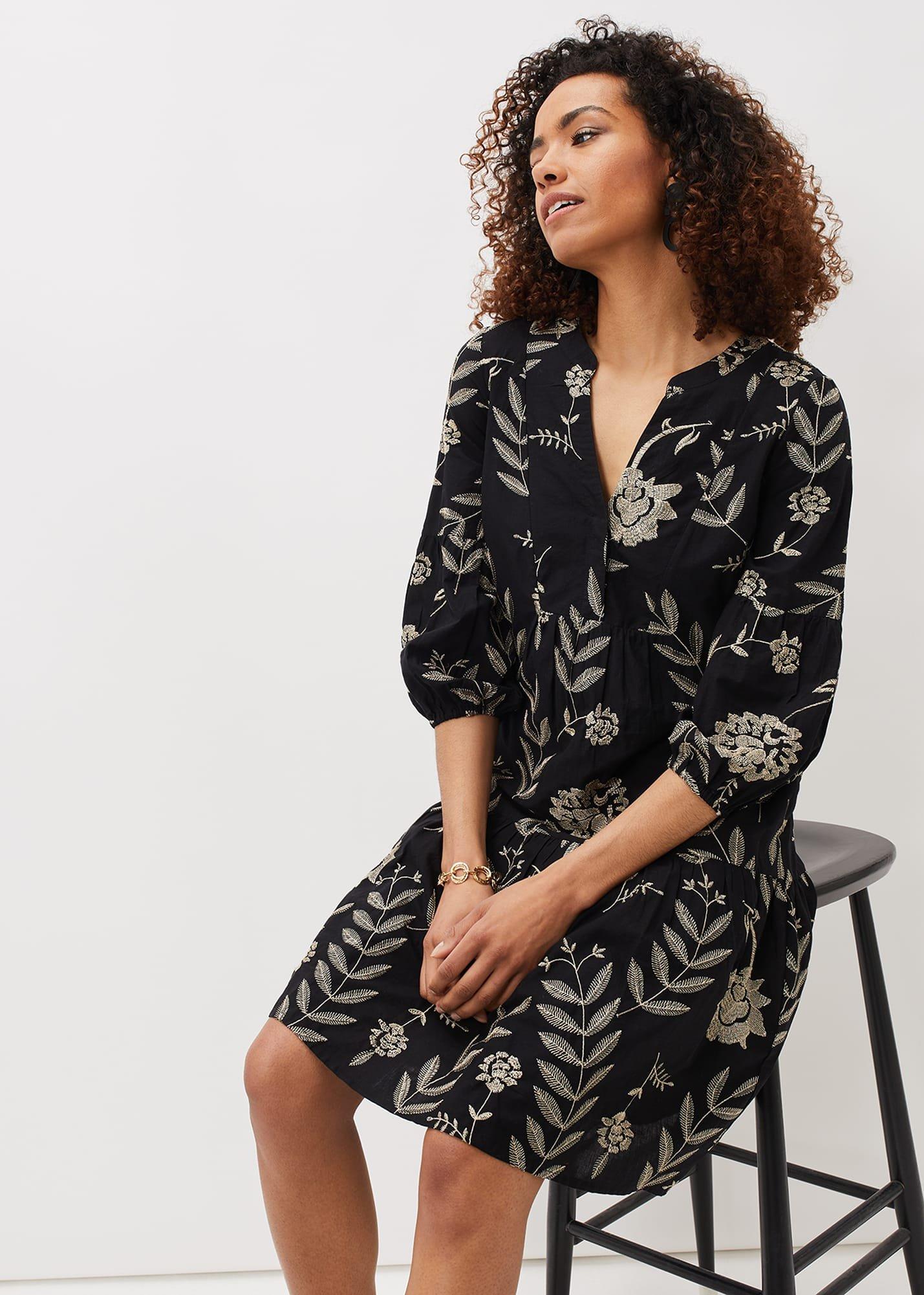 Gina Embroidered Dress
