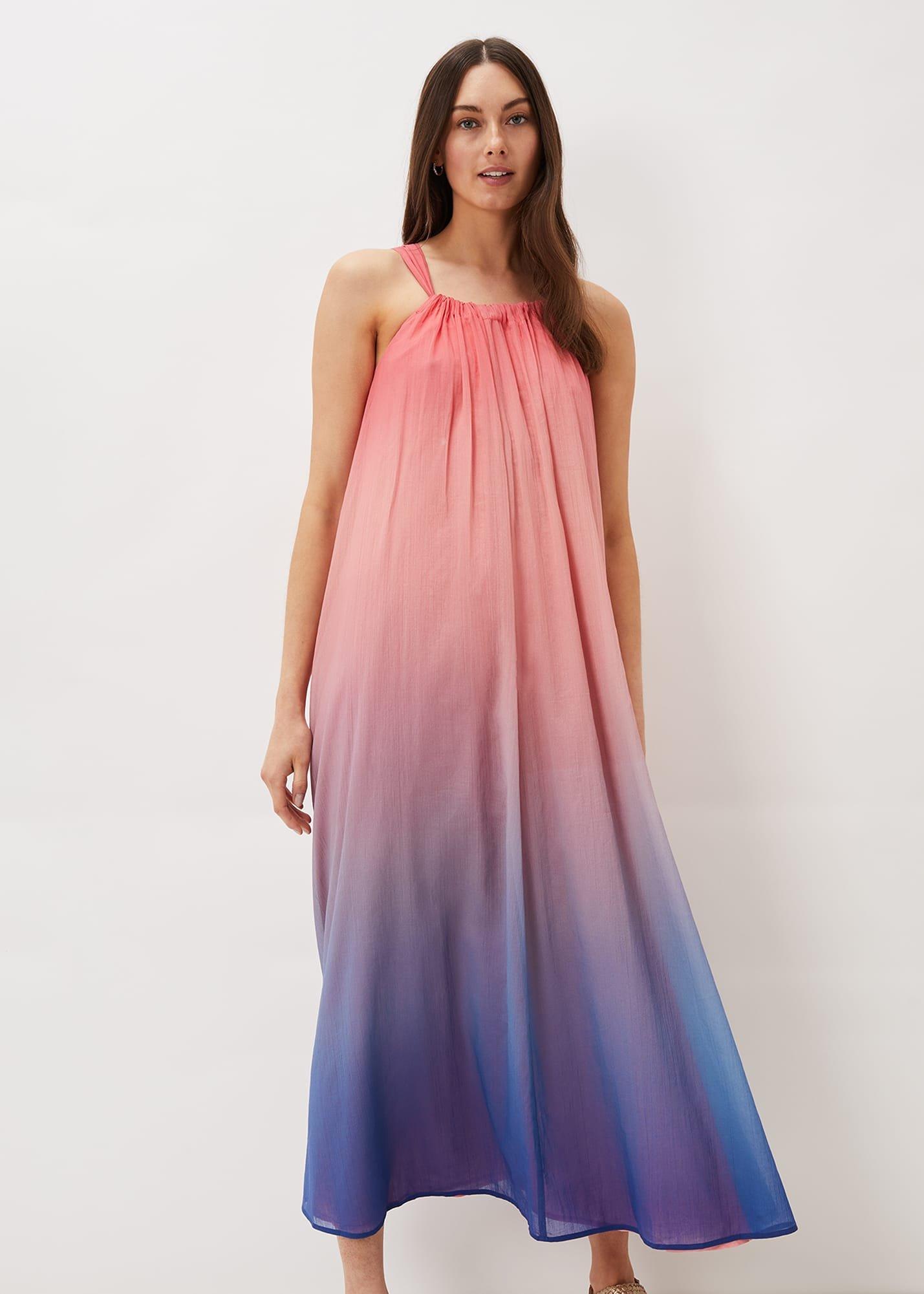 Naoki Dip Dye Midaxi Dress