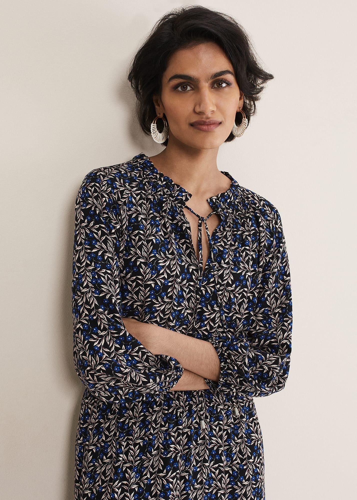 Phillipa Poppy Midi Dress