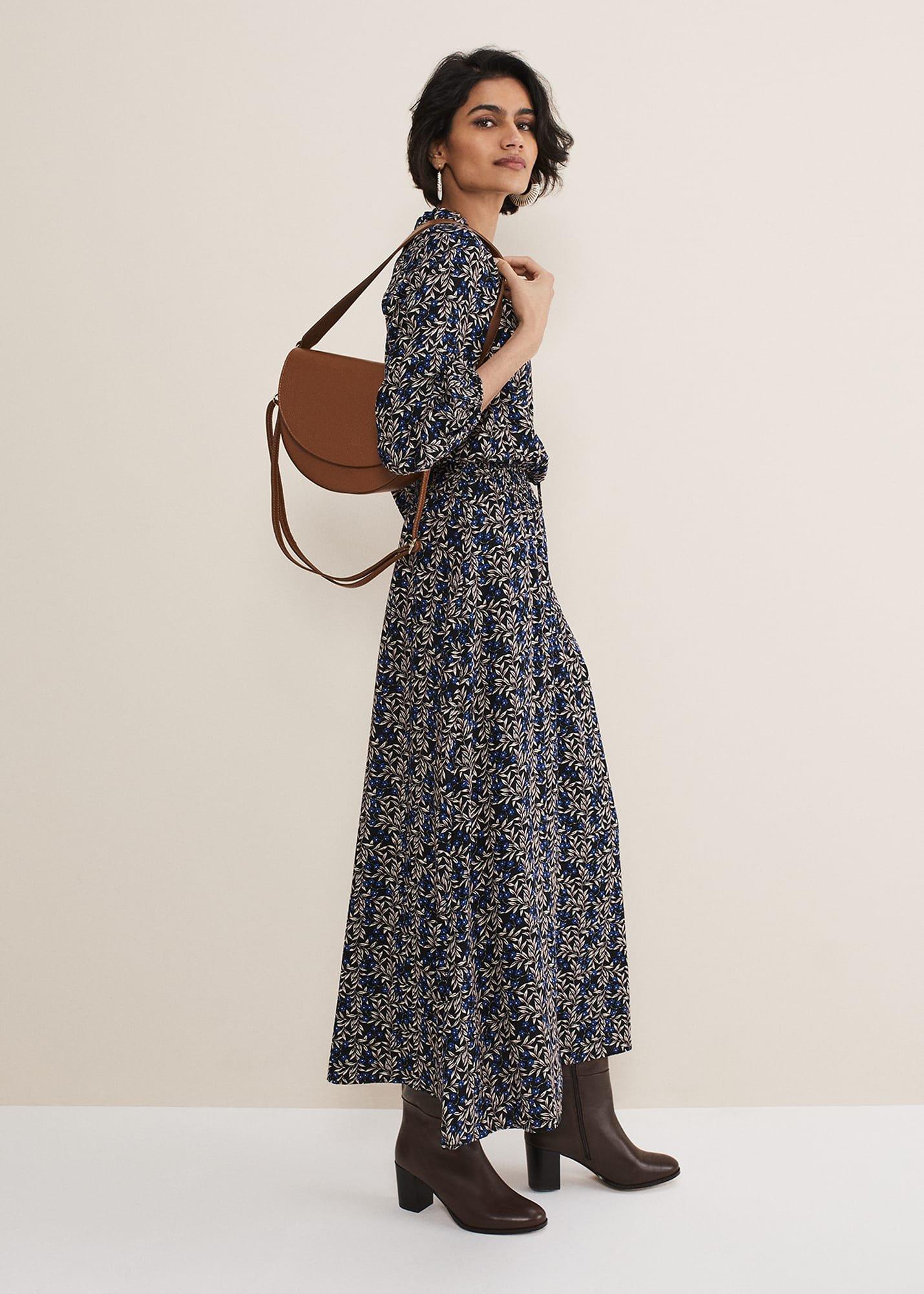 Phillipa Poppy Midi Dress
