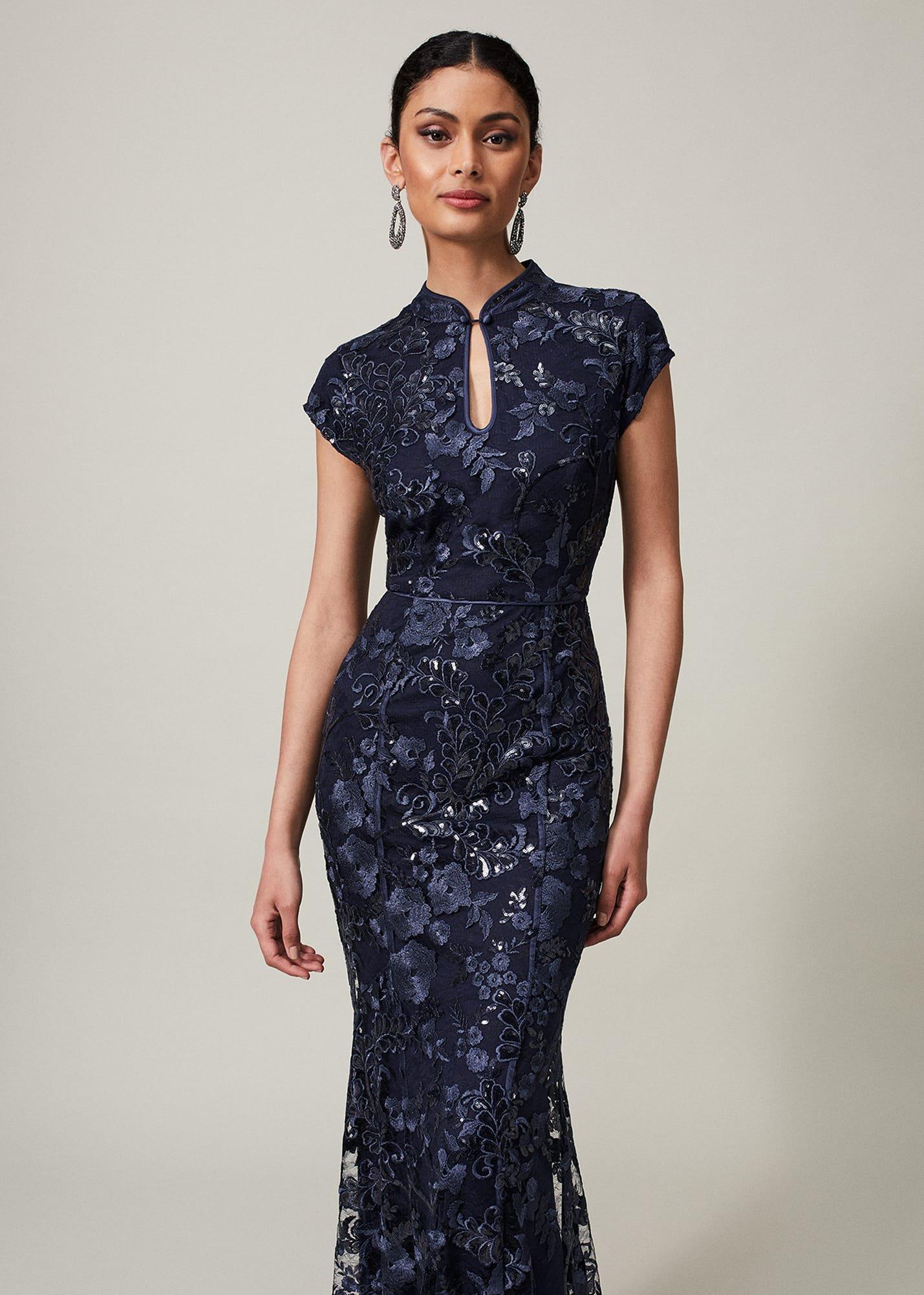 Sofia Embroidered Sequin Dress