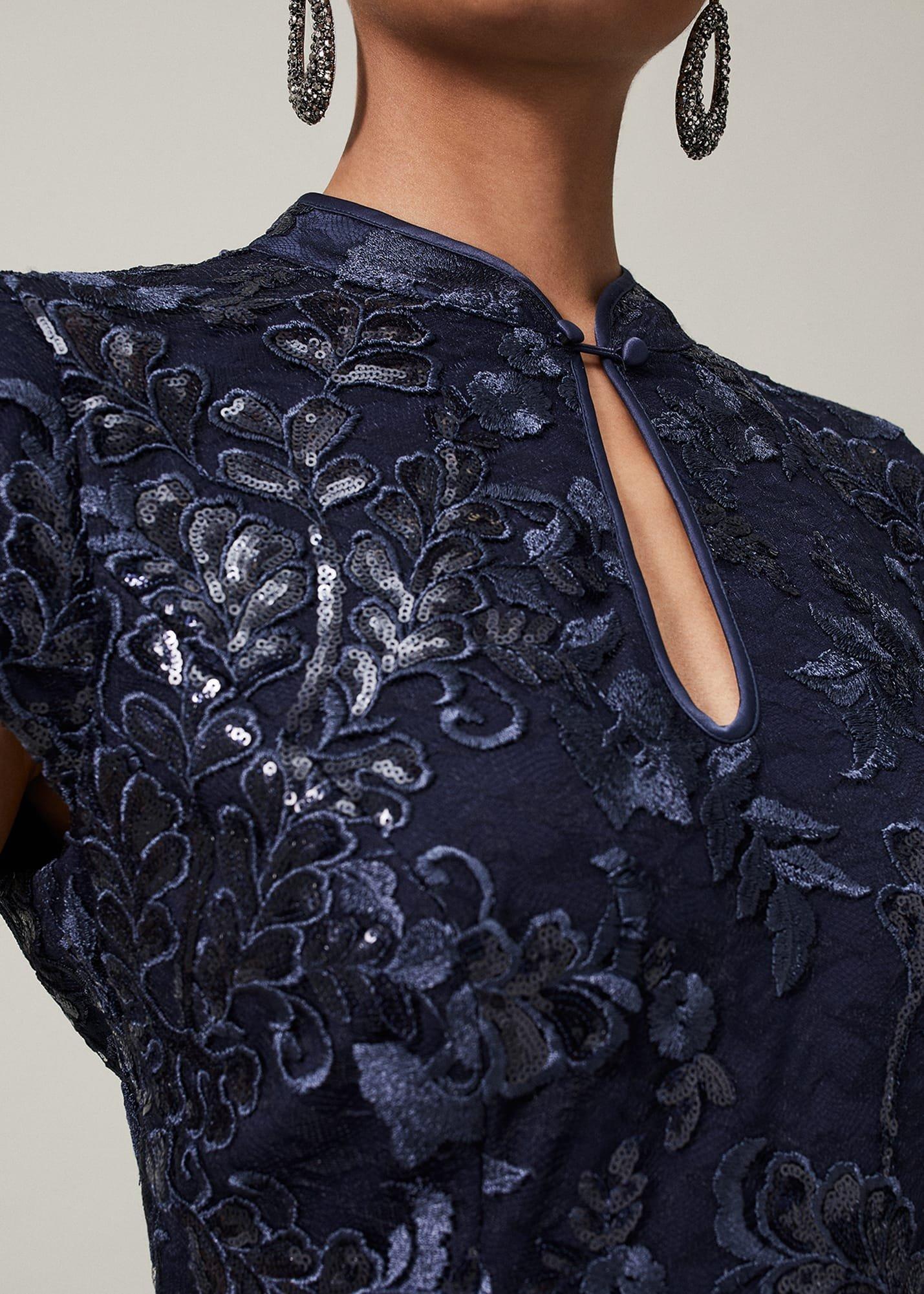 Sofia Embroidered Sequin Dress