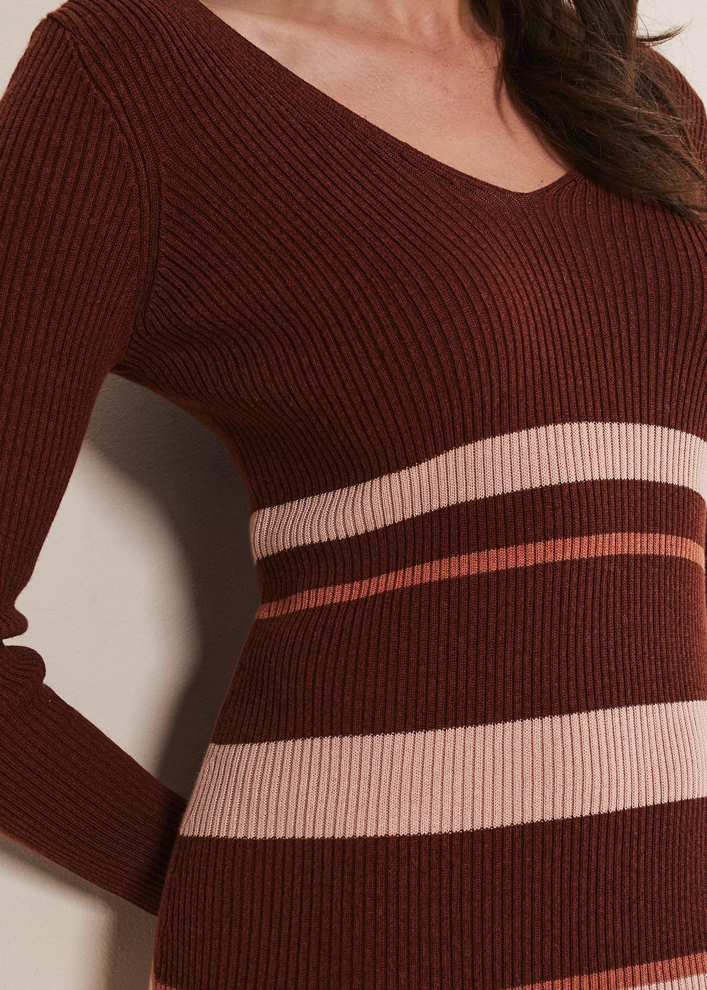 Dani Striped Midi Dress