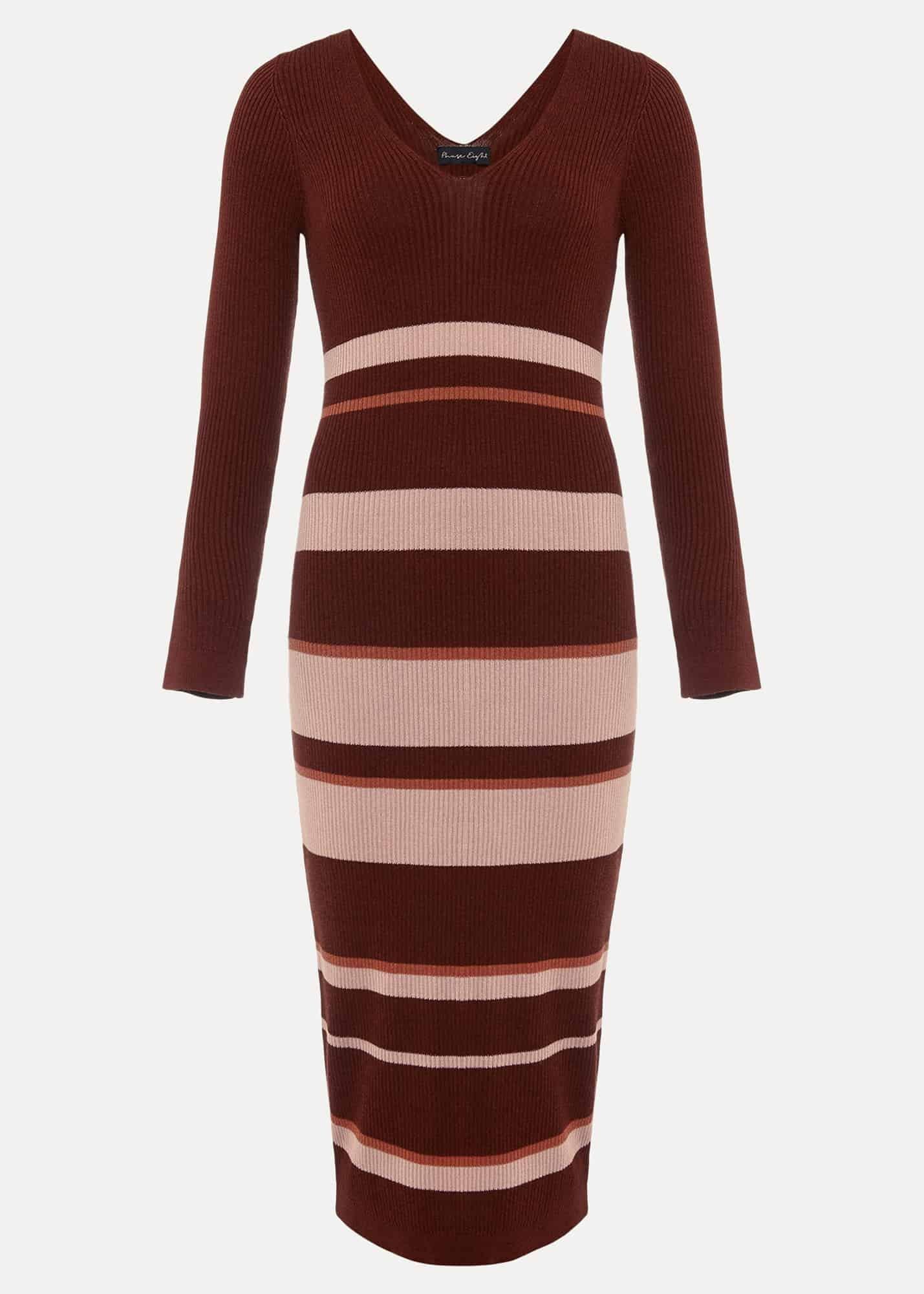 Dani Striped Midi Dress