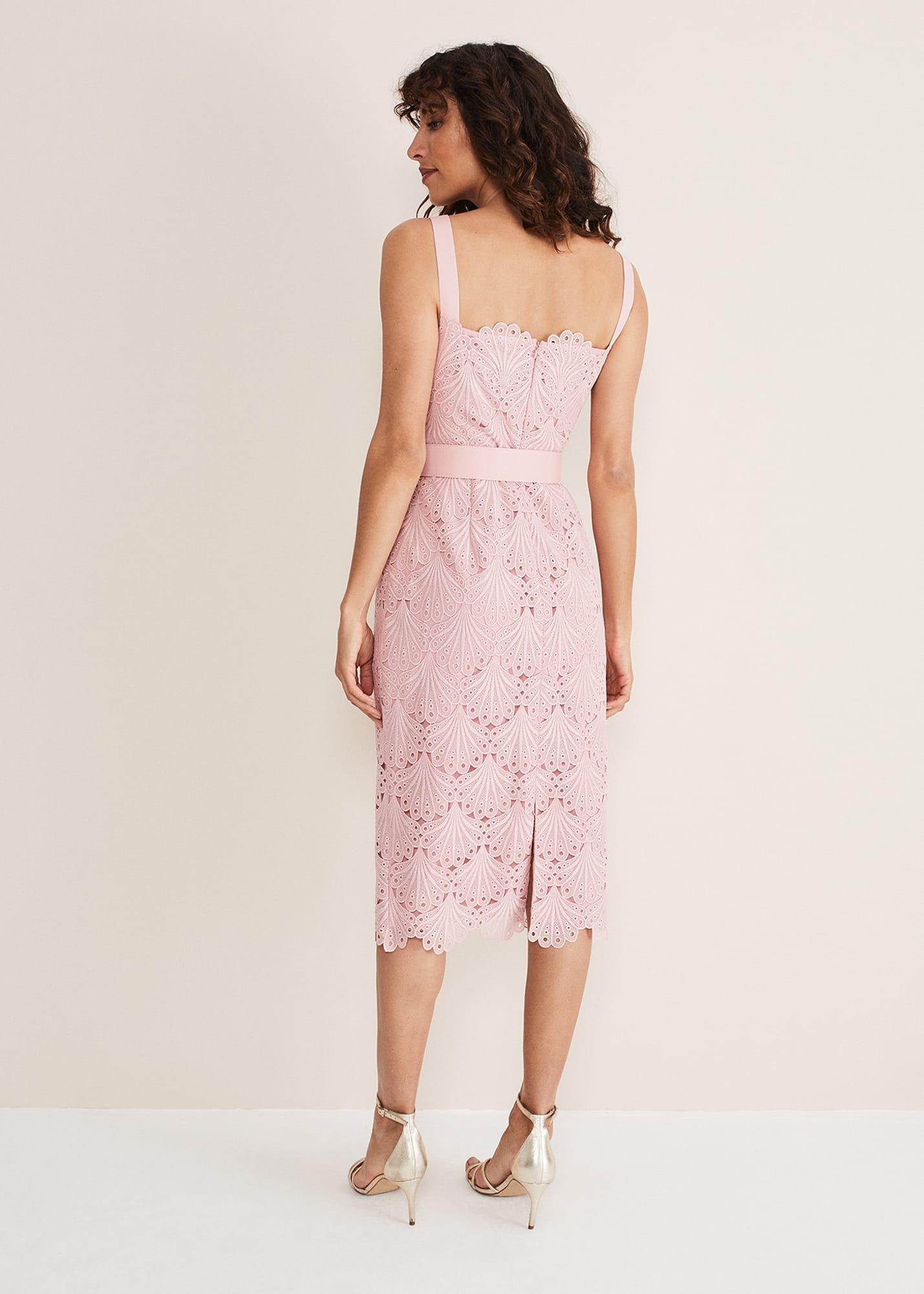 Carrie Midi Lace Dress