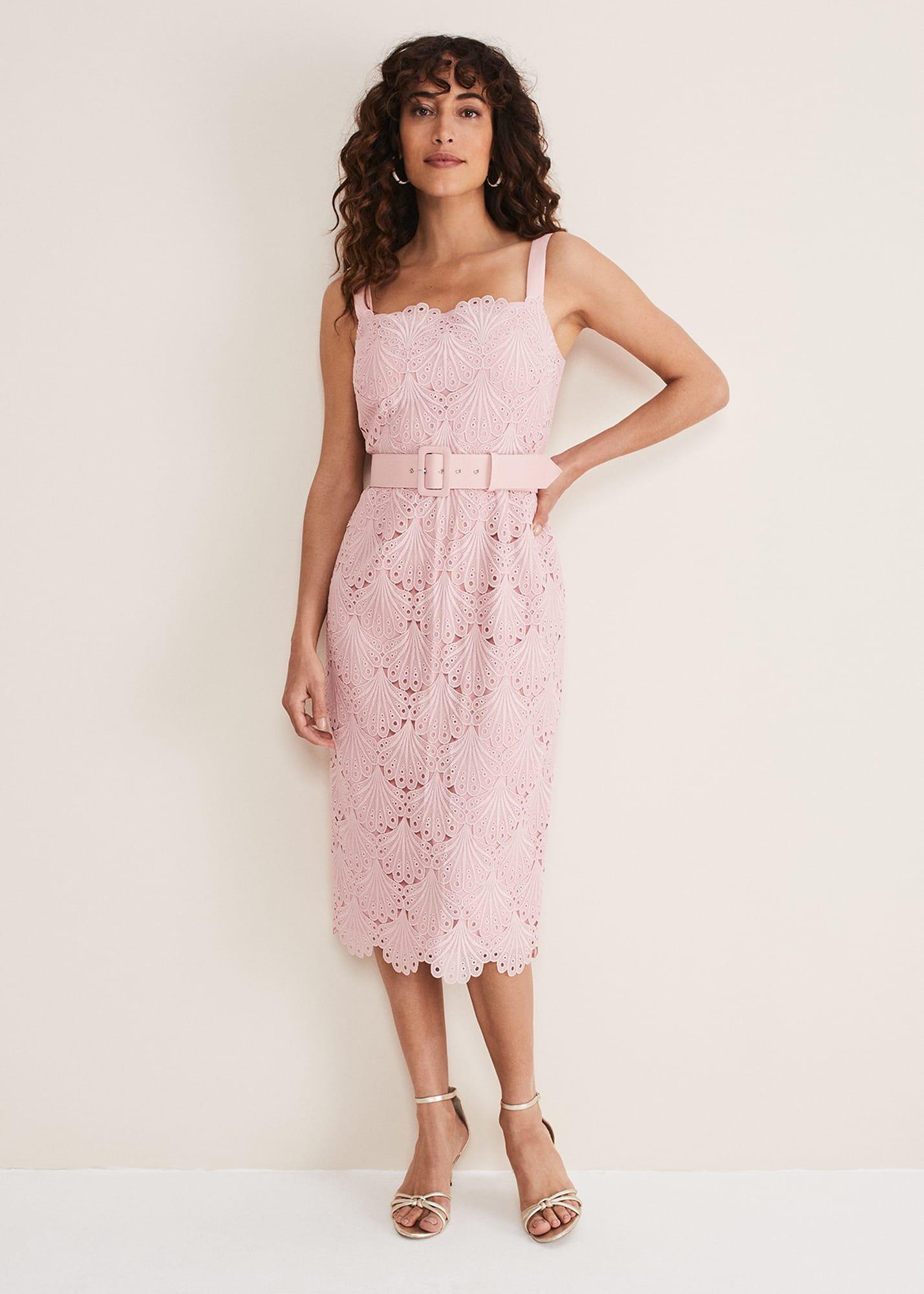 Carrie Midi Lace Dress
