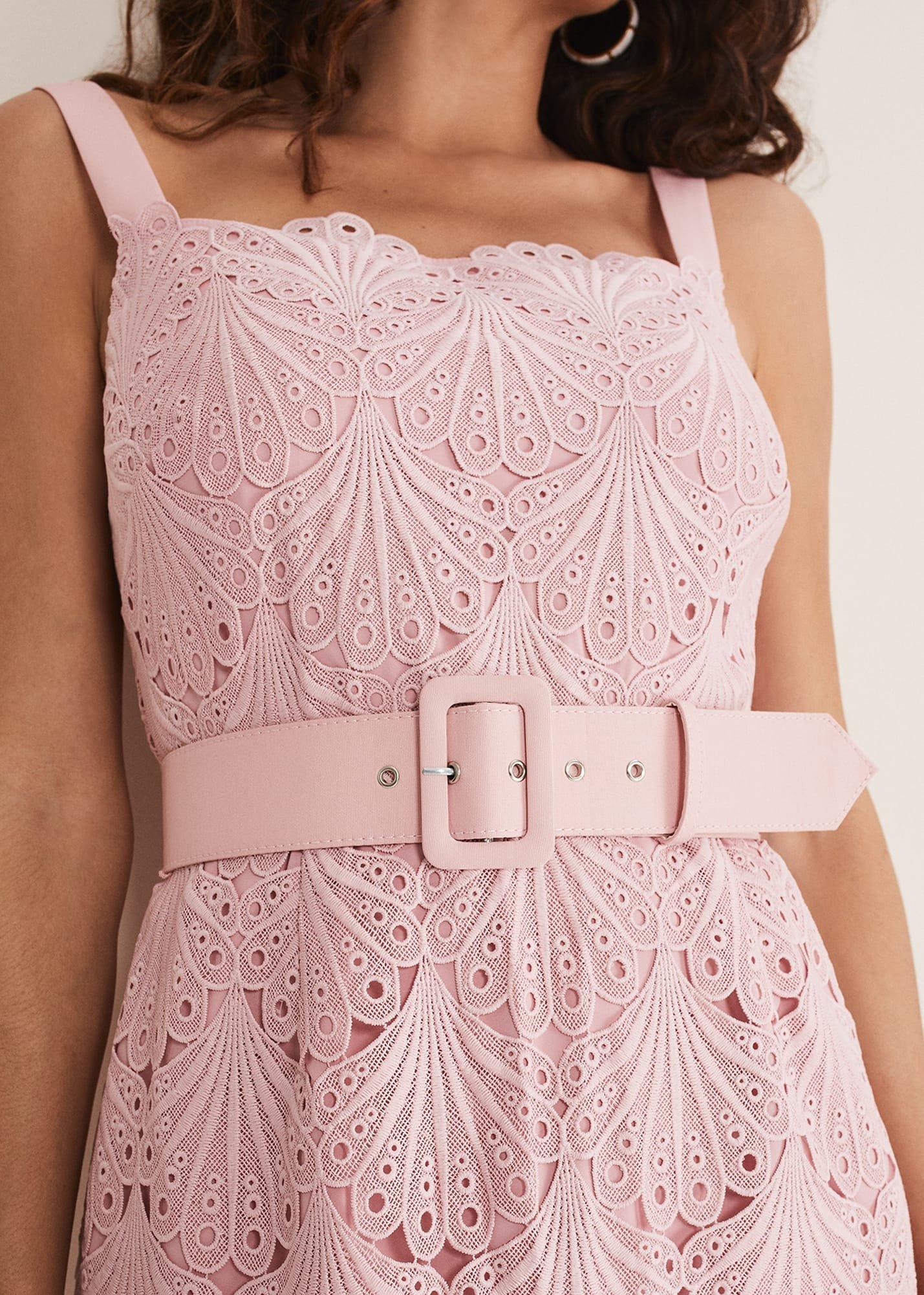 Carrie Midi Lace Dress