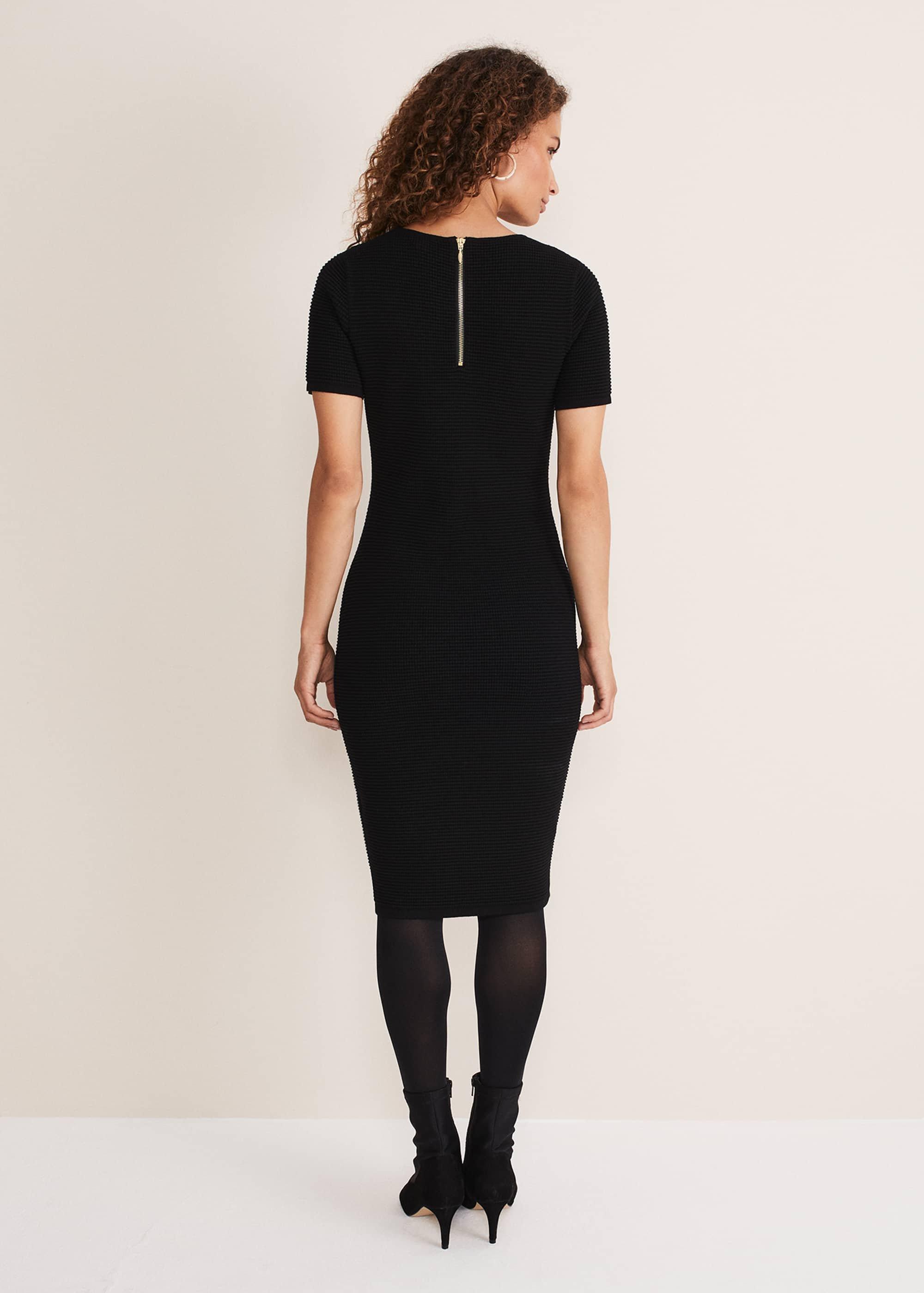 Elsa Ribbed Short Sleeve T-Shirt Dress