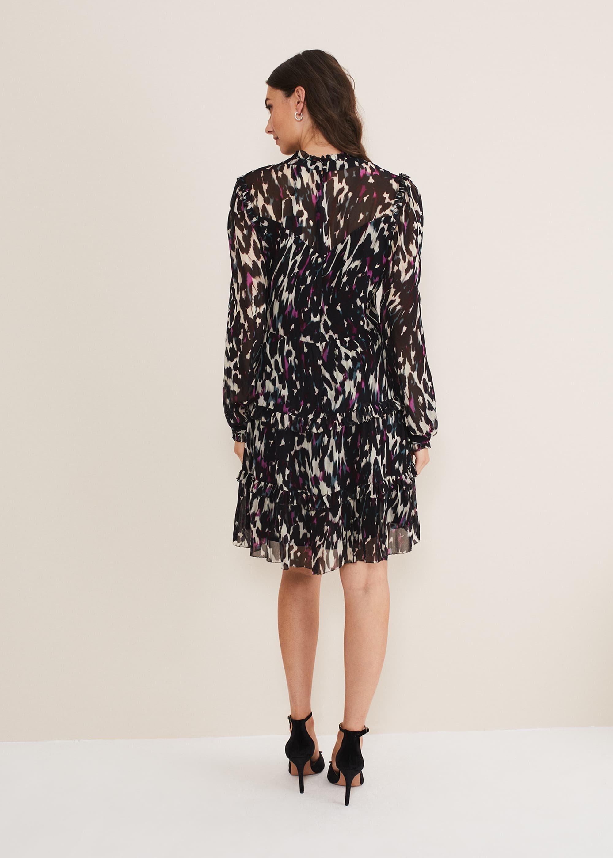 Millicent Print Tiered Dress