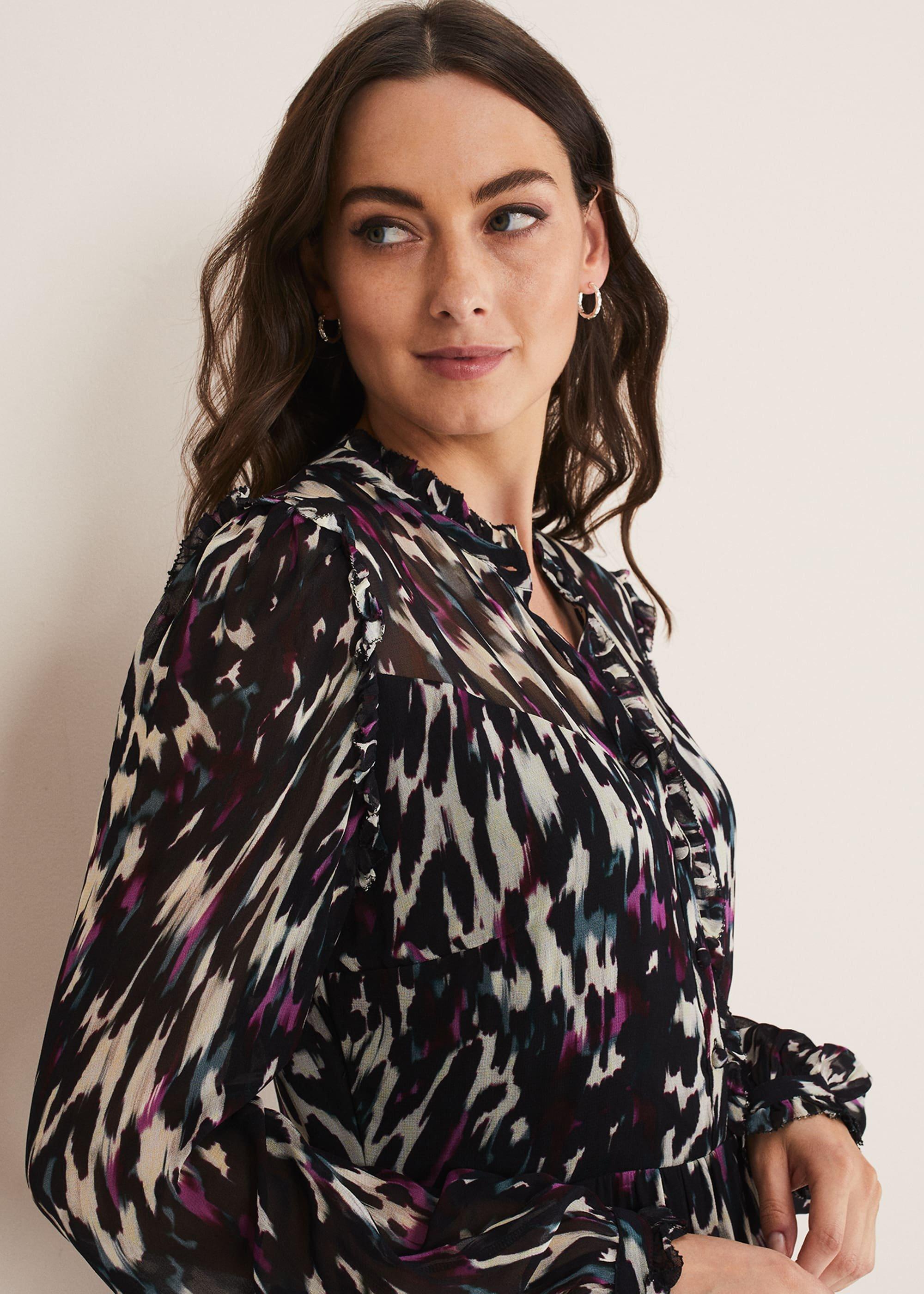 Millicent Print Tiered Dress