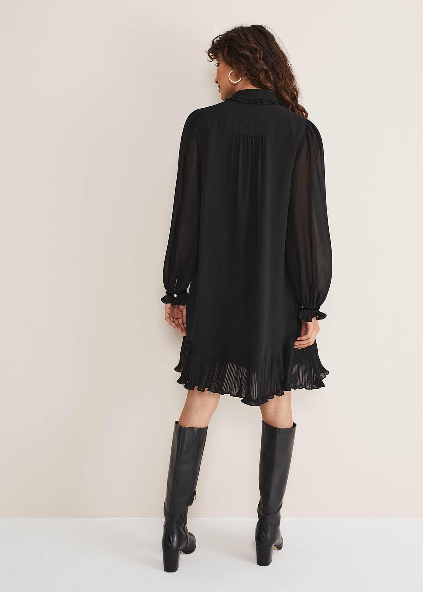 April Pleat Dress