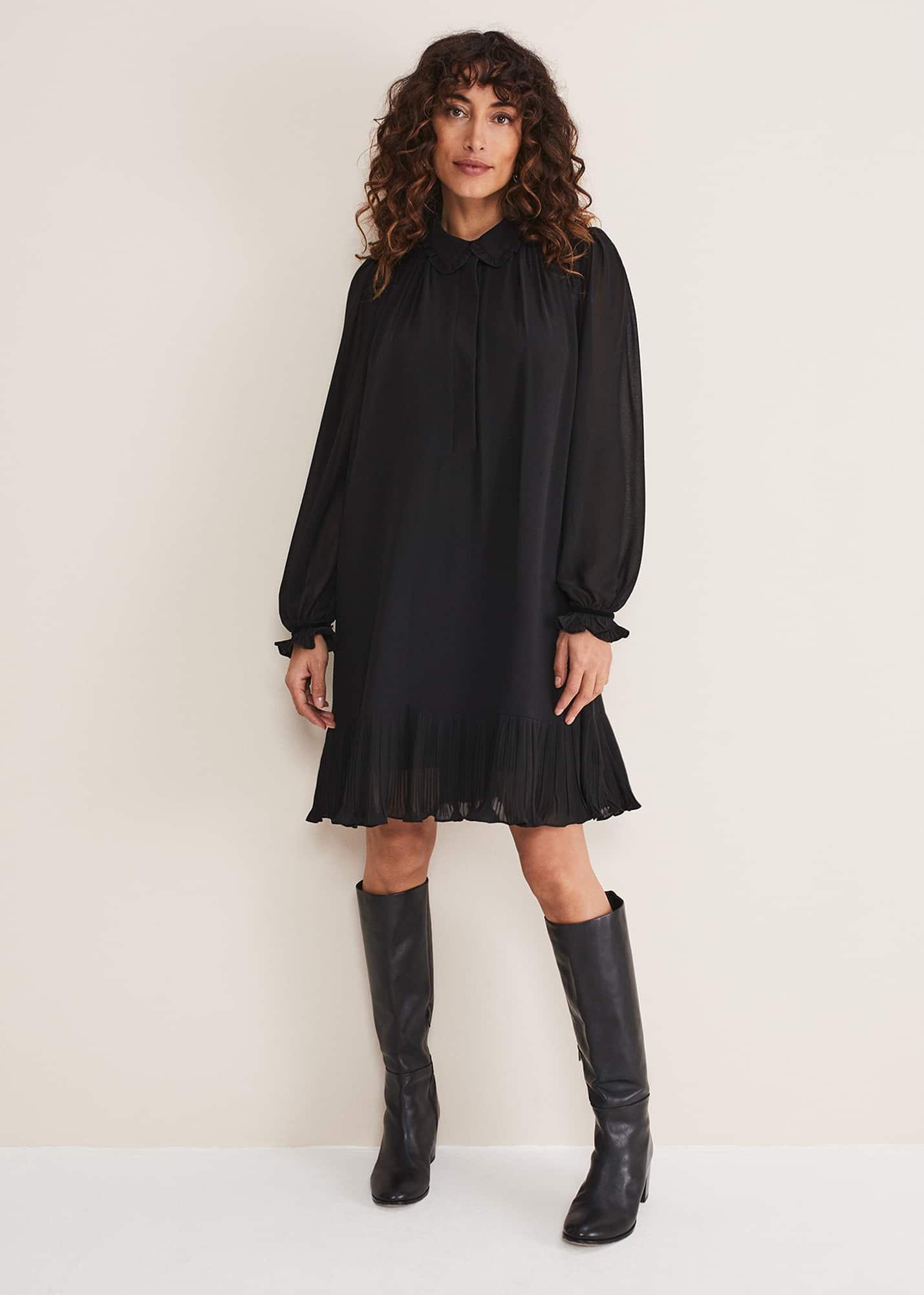 April Pleat Dress