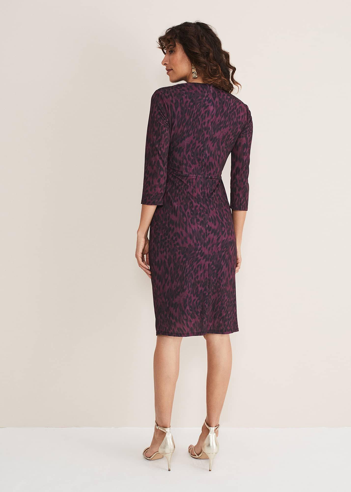 Nieve Leopard Print Dress