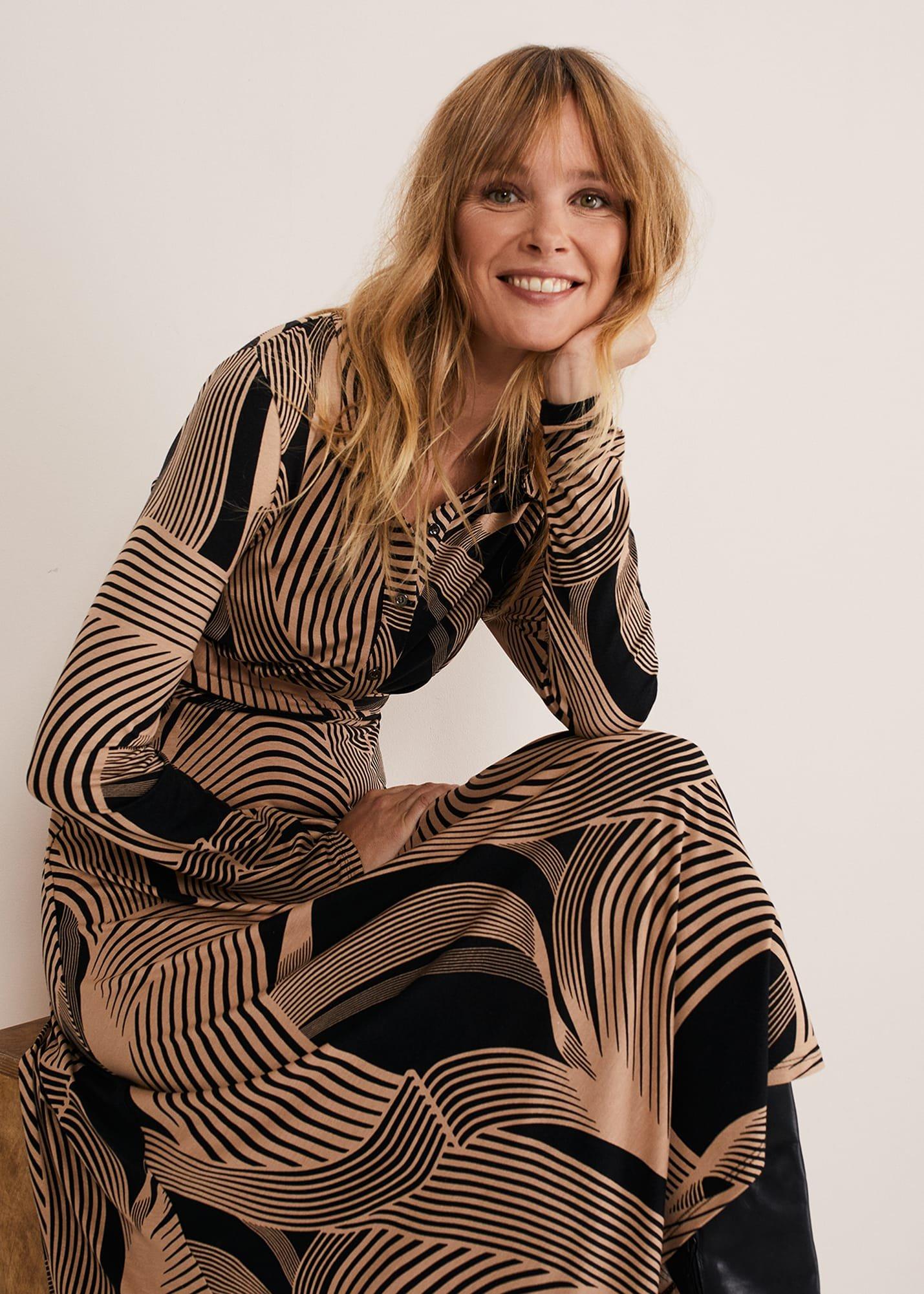 April Tie Shirt Dress