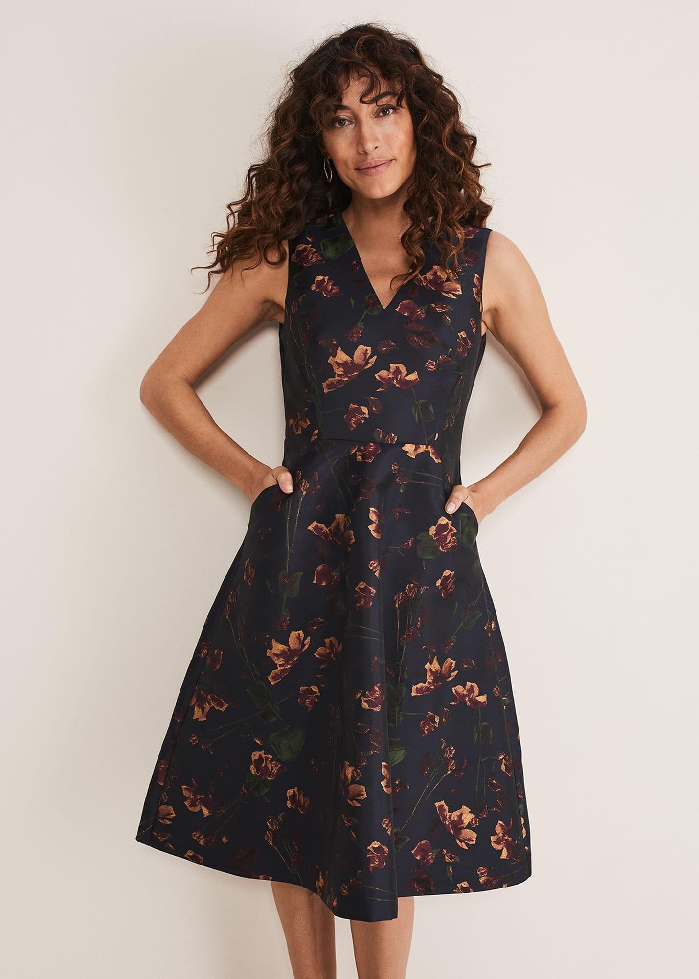 savannah-jacquard-print-dress