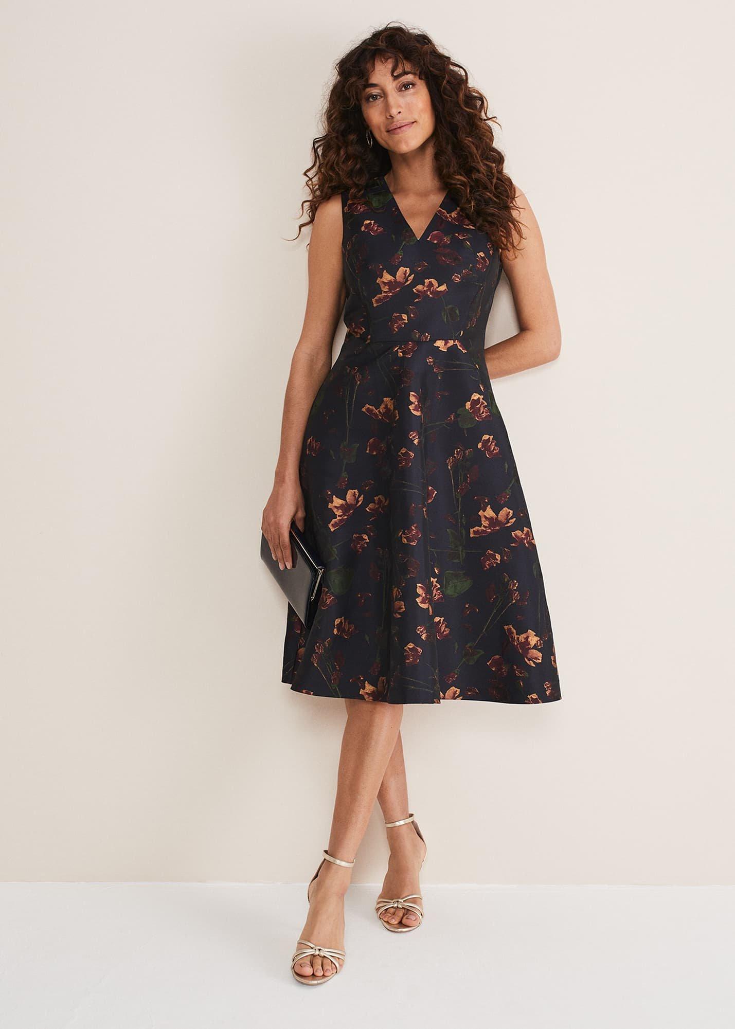savannah-jacquard-print-dress