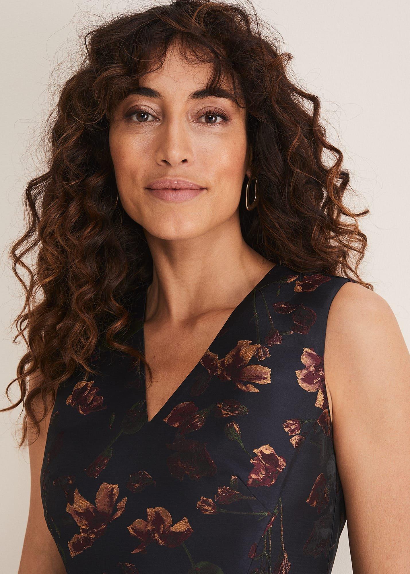 savannah-jacquard-print-dress