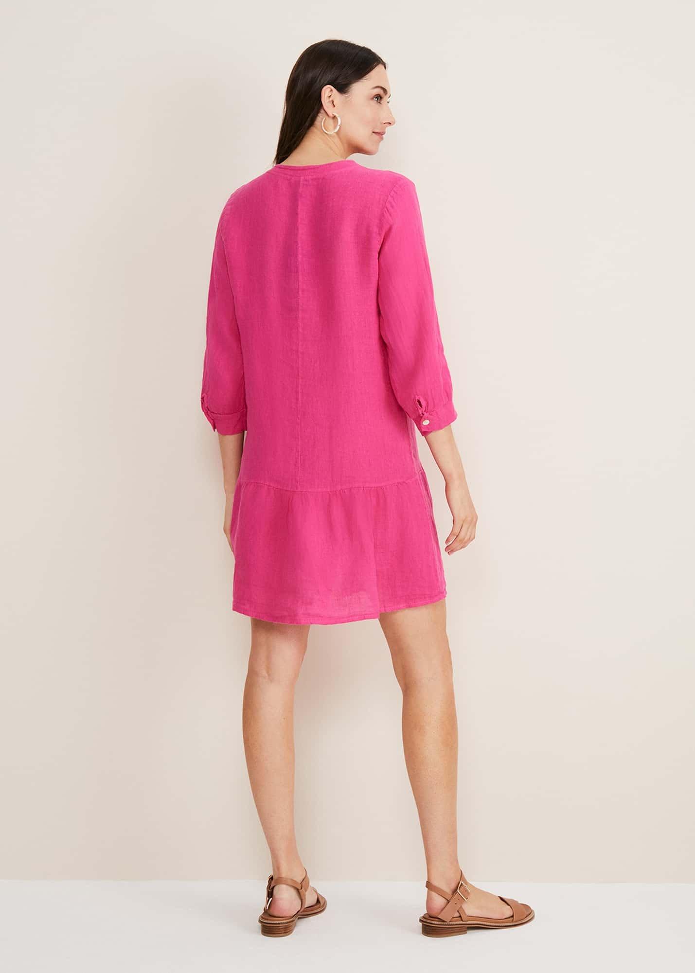 Penele Linen Swing Dress