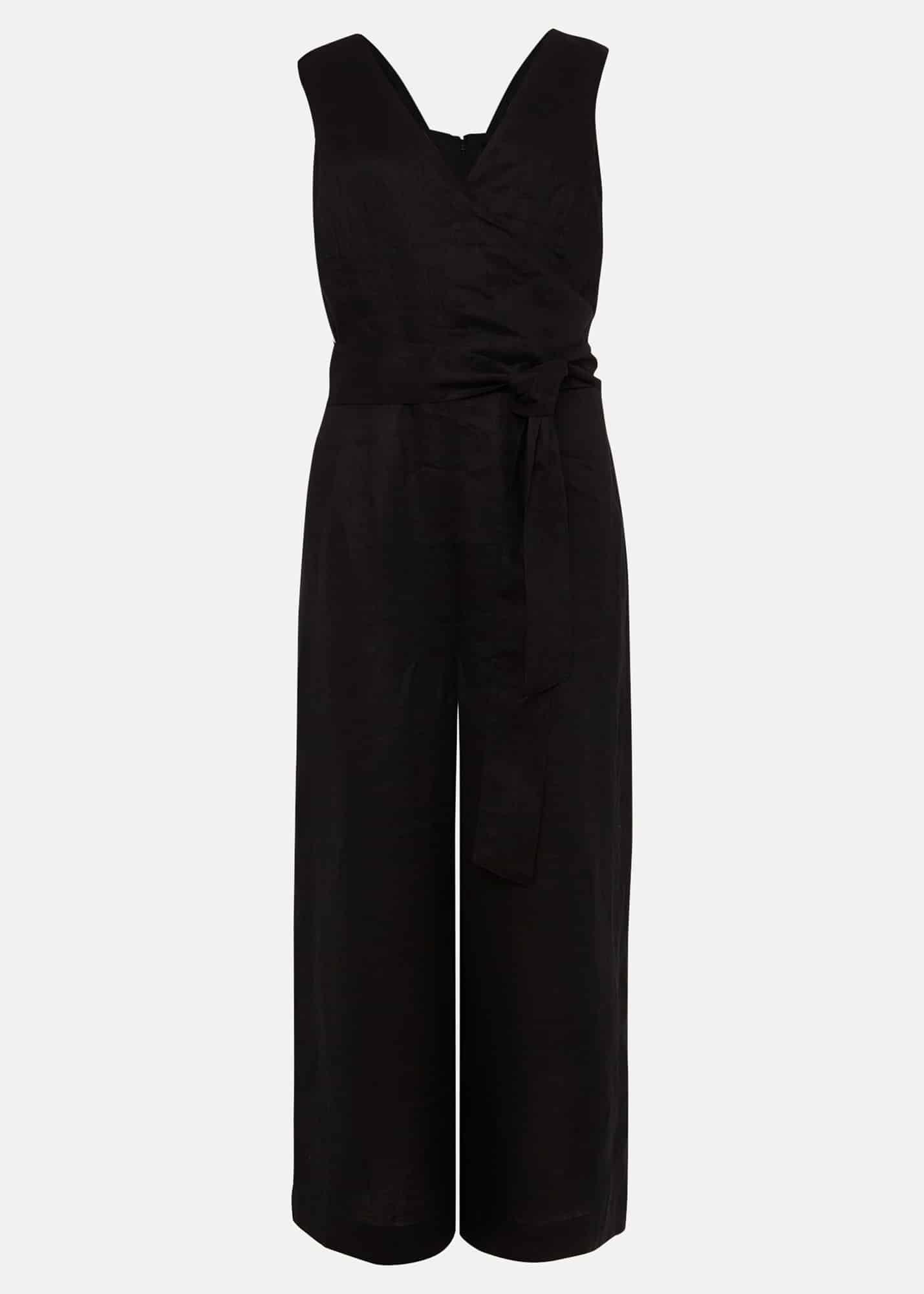Alenna Linen Wrap Jumpsuit