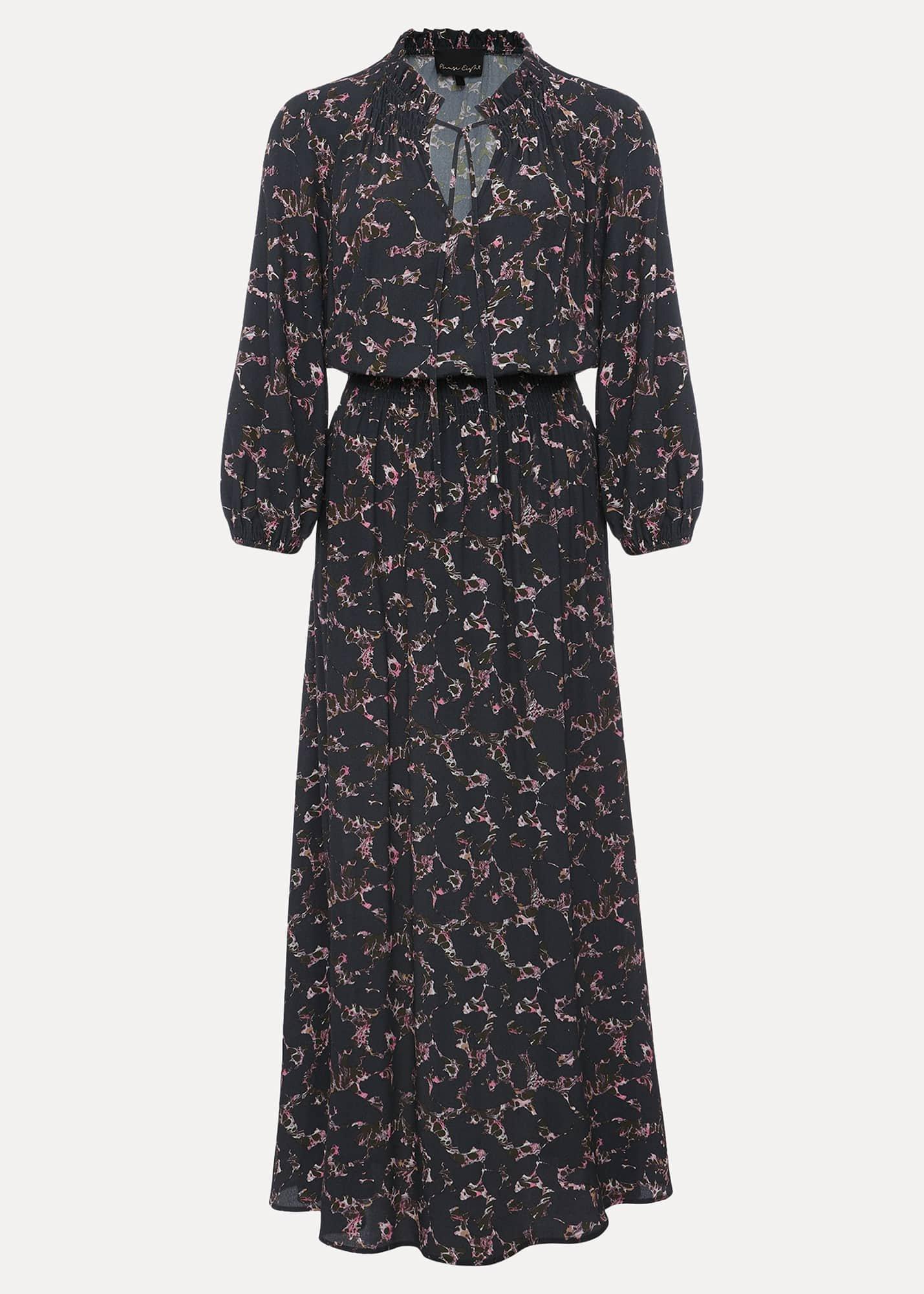 Phillipa Marble Print Midaxi Dress