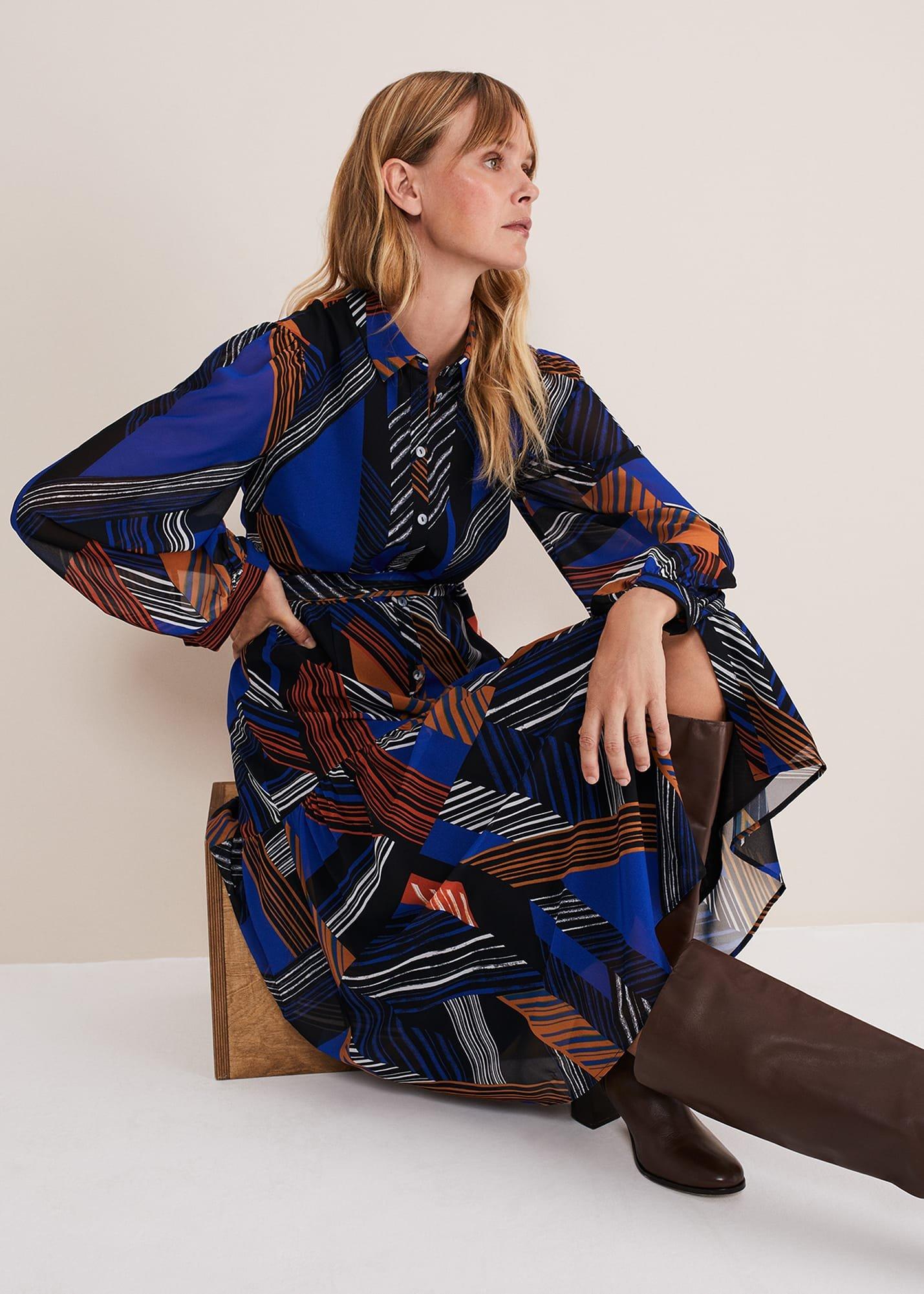 Chantilly Chiffon Shirt Dress