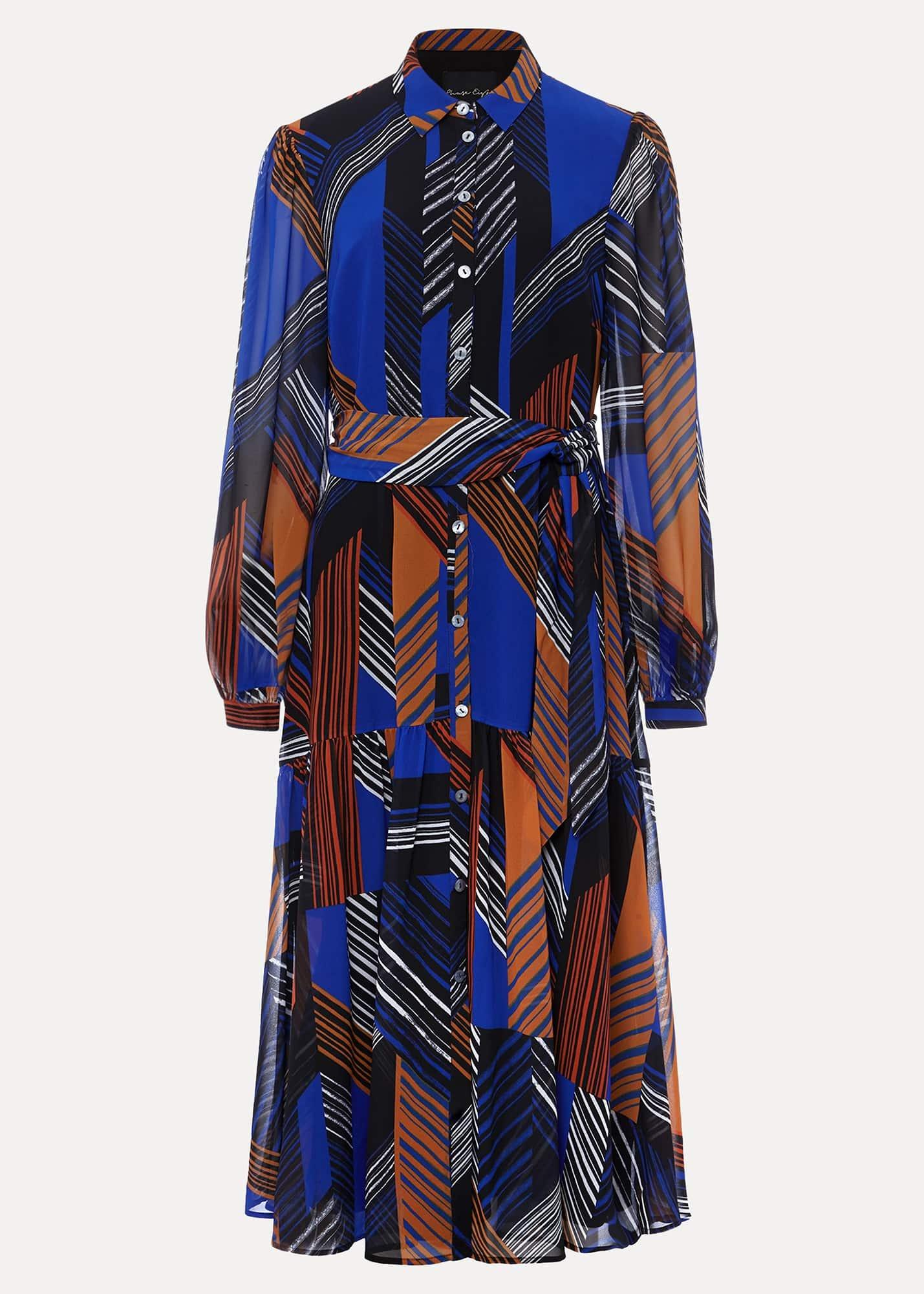 Chantilly Chiffon Shirt Dress
